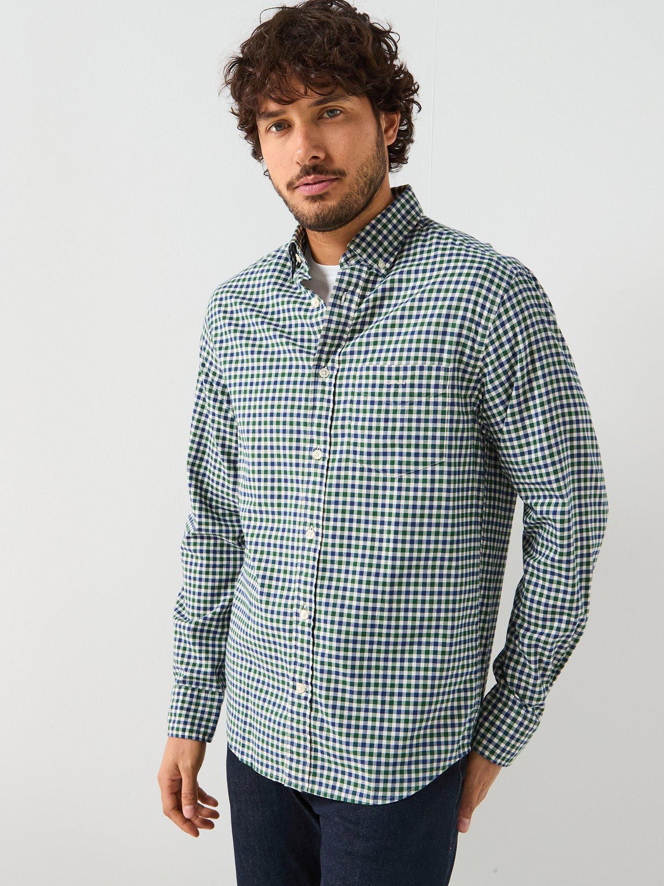 GANT Gant Regular Fit Classic Gingham Long Sleeve Shirt