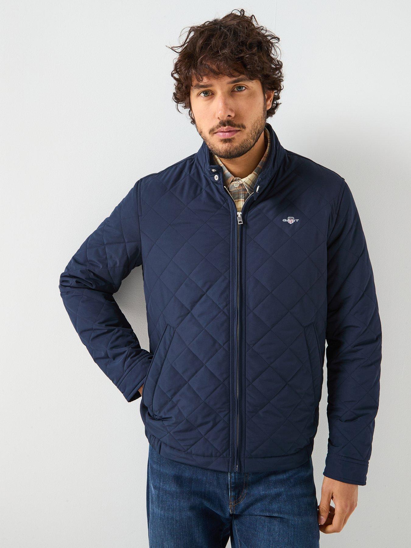 GANT Quilted Windcheater Jacket - Navy