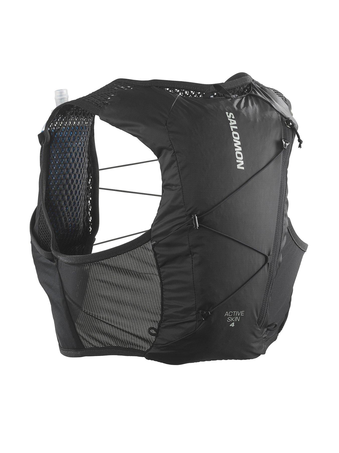 undefined Adults Unisex Running Active Skin 4 Hydration Vest Set - Black