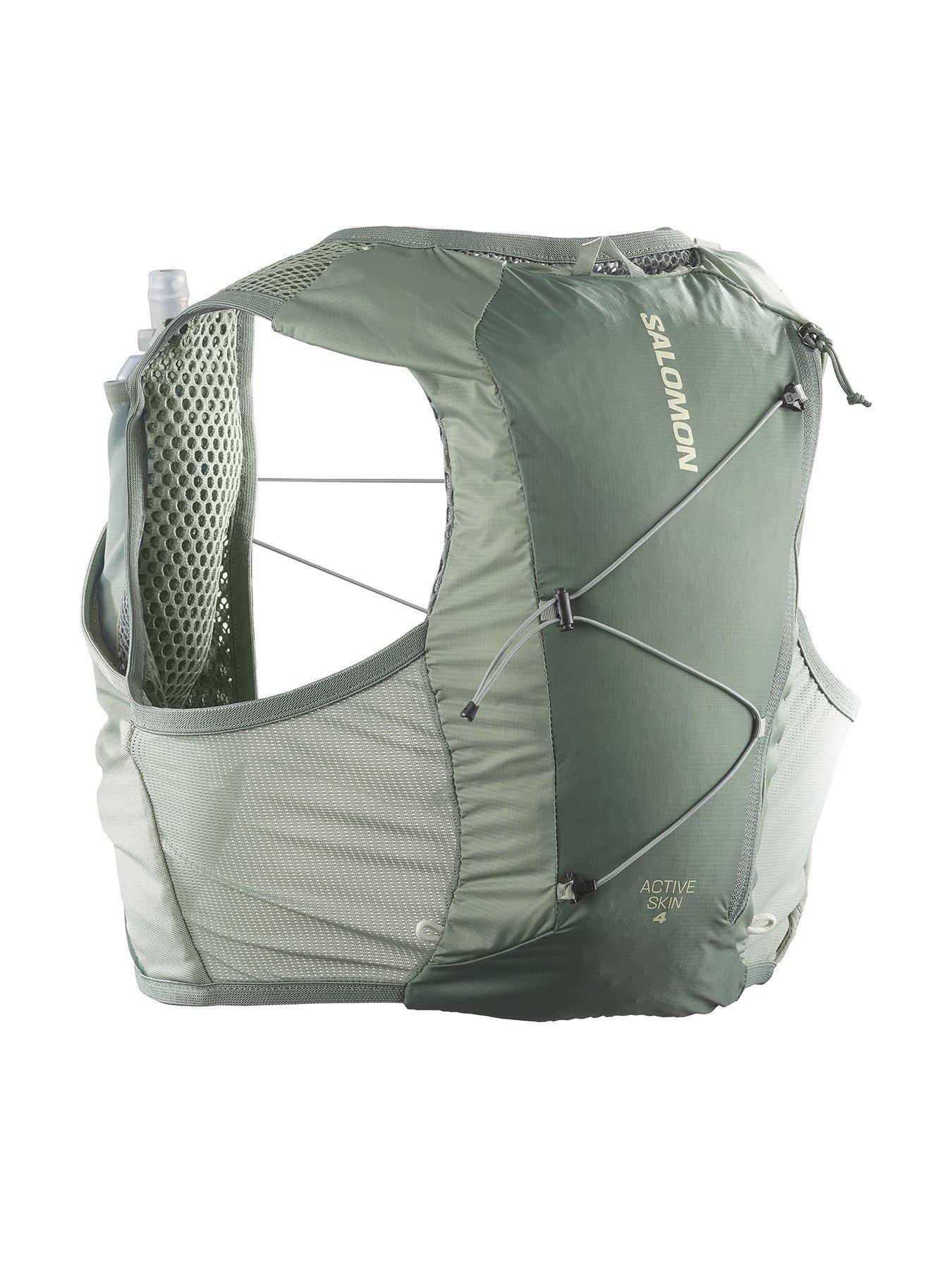undefined Adults Unisex Running Active Skin 4 Hydration Vest Set - Green