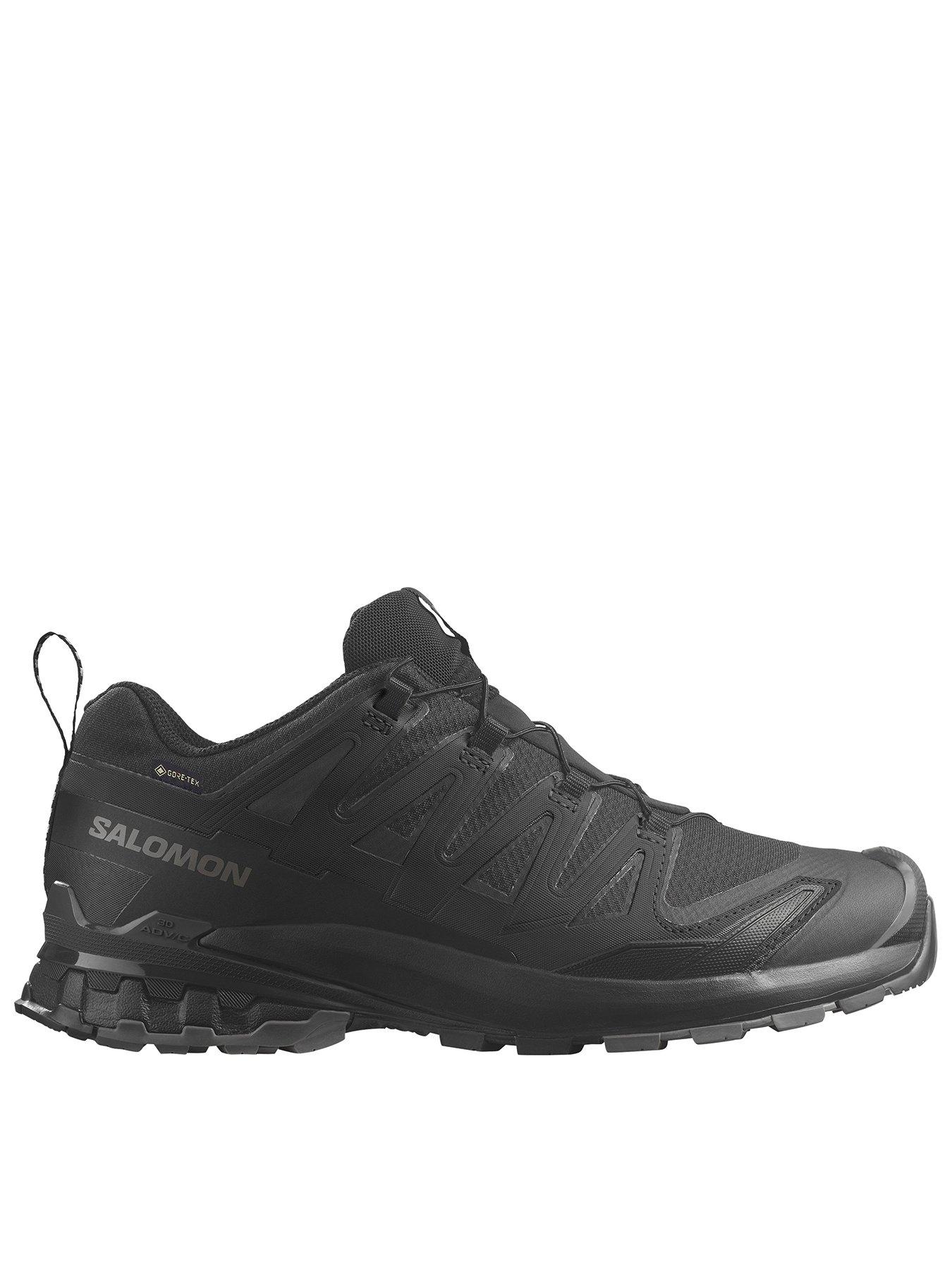 Salomon Mens Trail Running Xa Pro 3d V9 Wide Goretex Trainers - Black