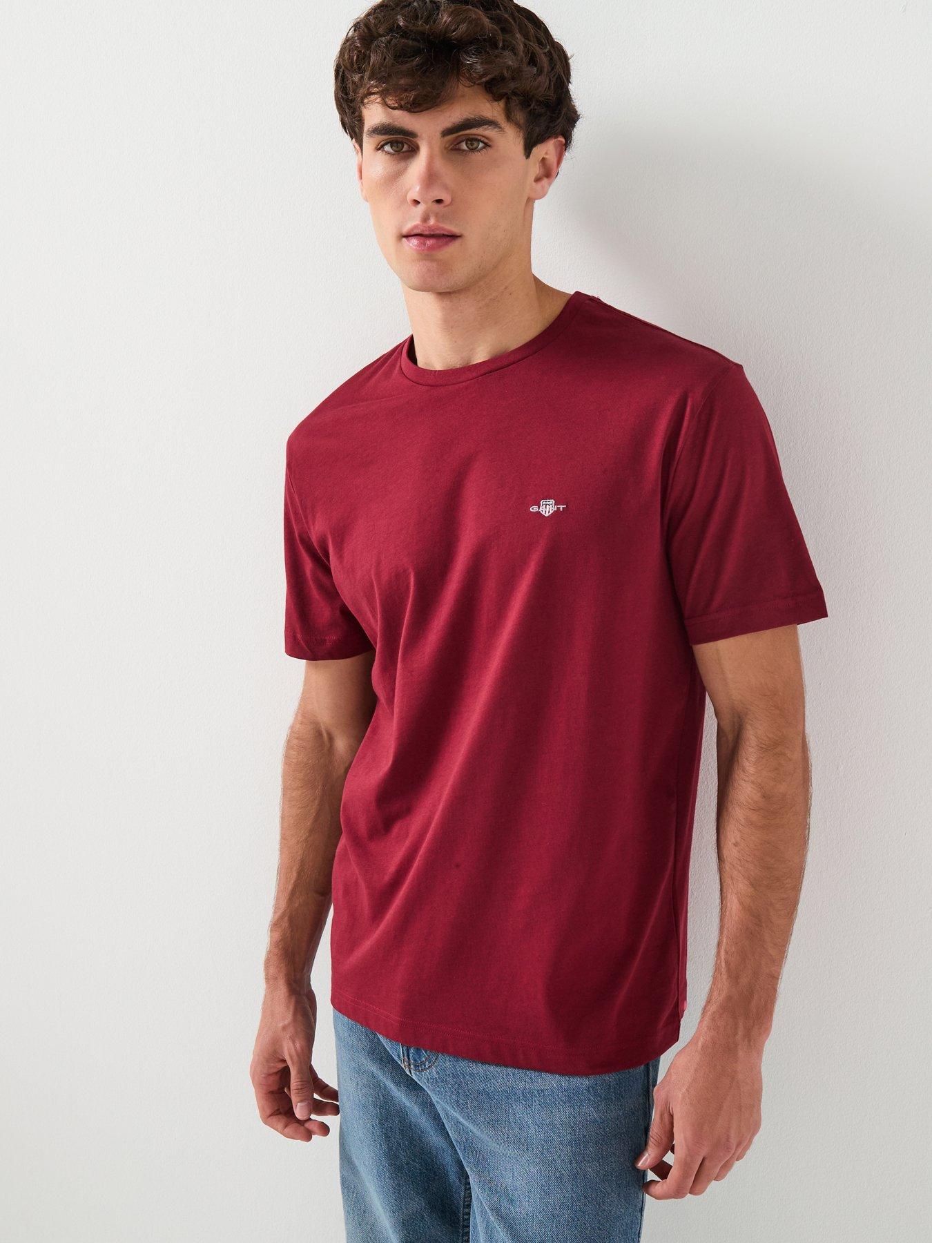 gant-regular-fit-shield-t-shirt-red