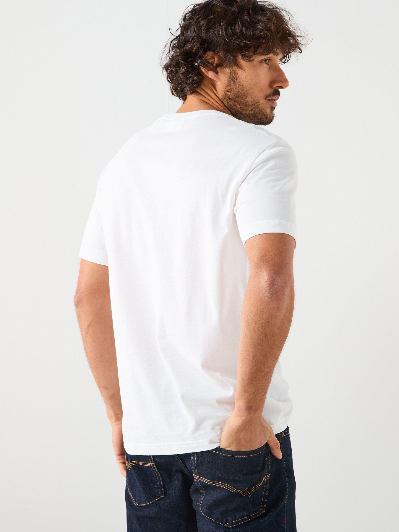 Image 2 of 6 of GANT Regular Fit Archive T-Shirt - White