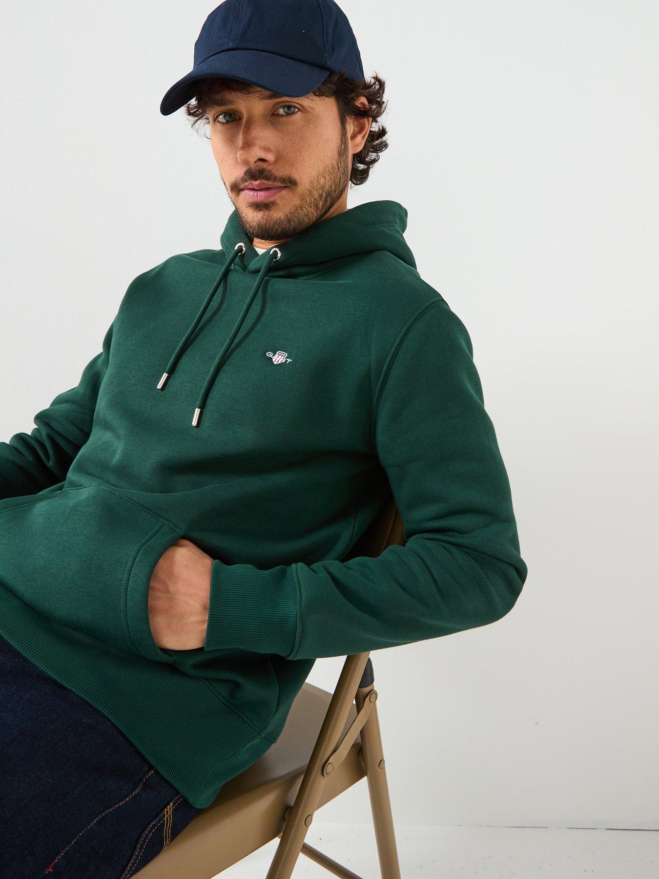gant-regular-fit-shield-hoodie-green