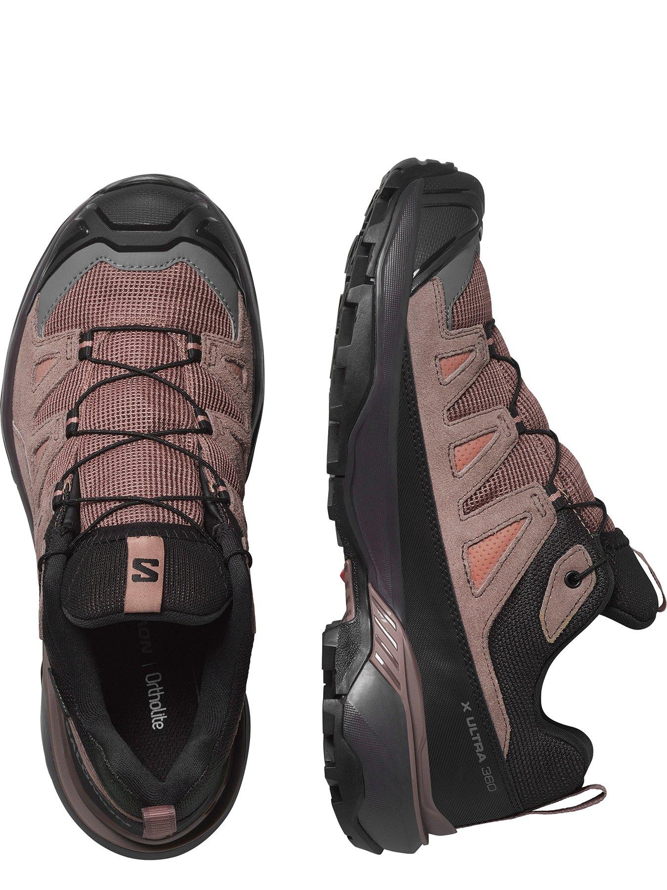 Image 4 of 7 of Salomon Women's Hiking X Ultra 360 Leather Gore-Tex Shoes - Brown