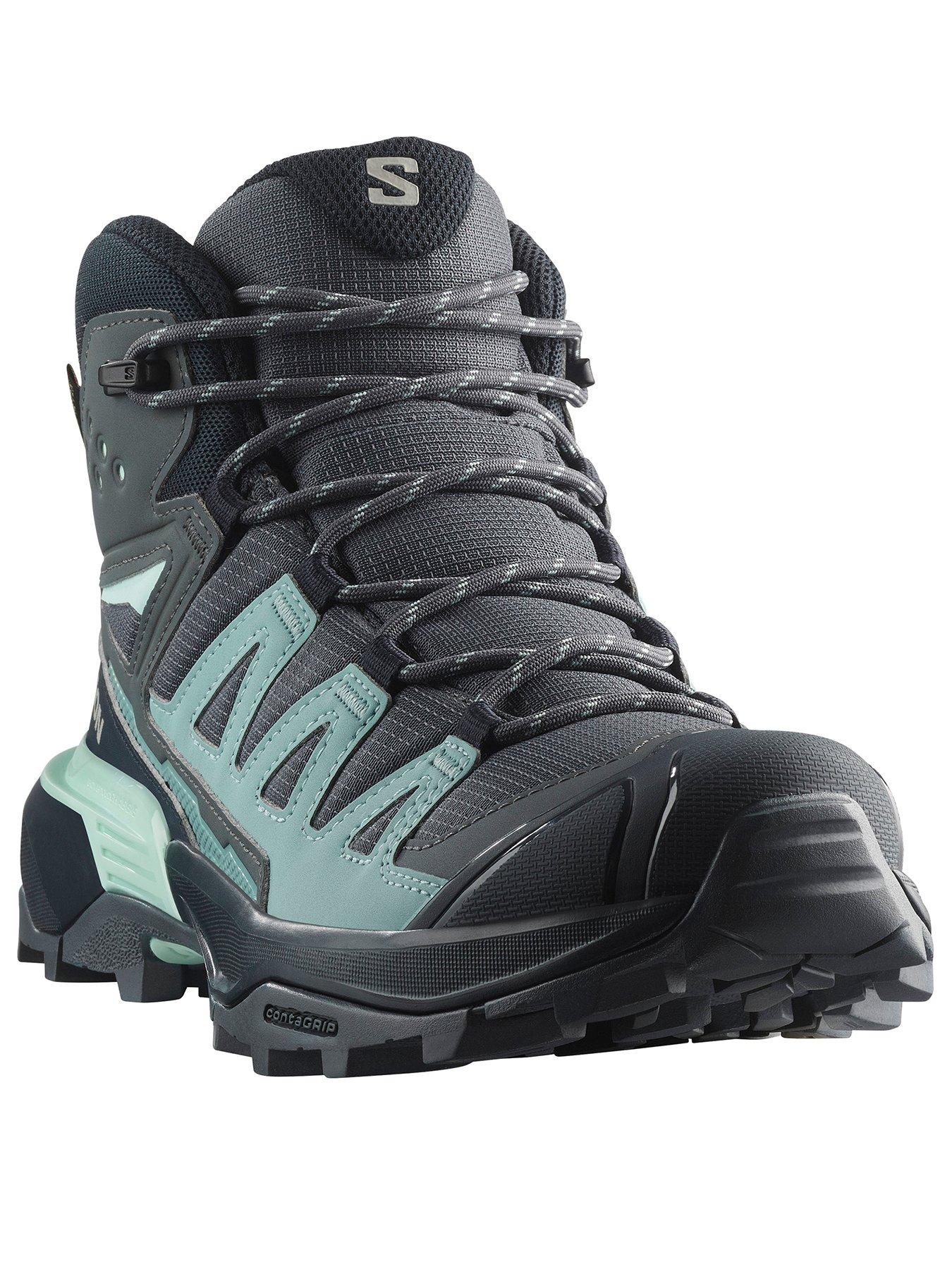 Image 2 of 7 of Salomon Womens Hiking X Ultra 360 Goretex Mid Boots - Grey