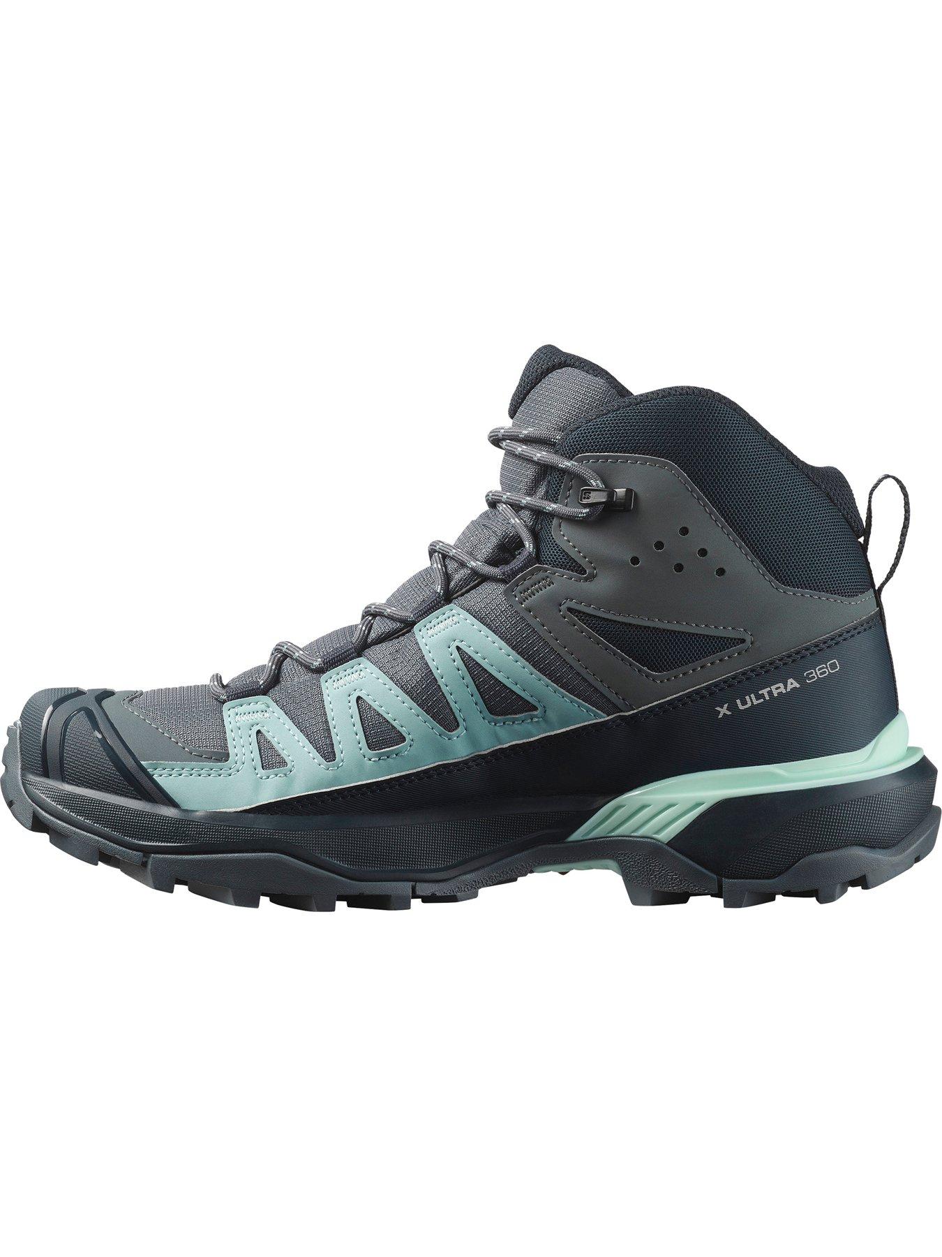 Image 6 of 7 of Salomon Womens Hiking X Ultra 360 Goretex Mid Boots - Grey