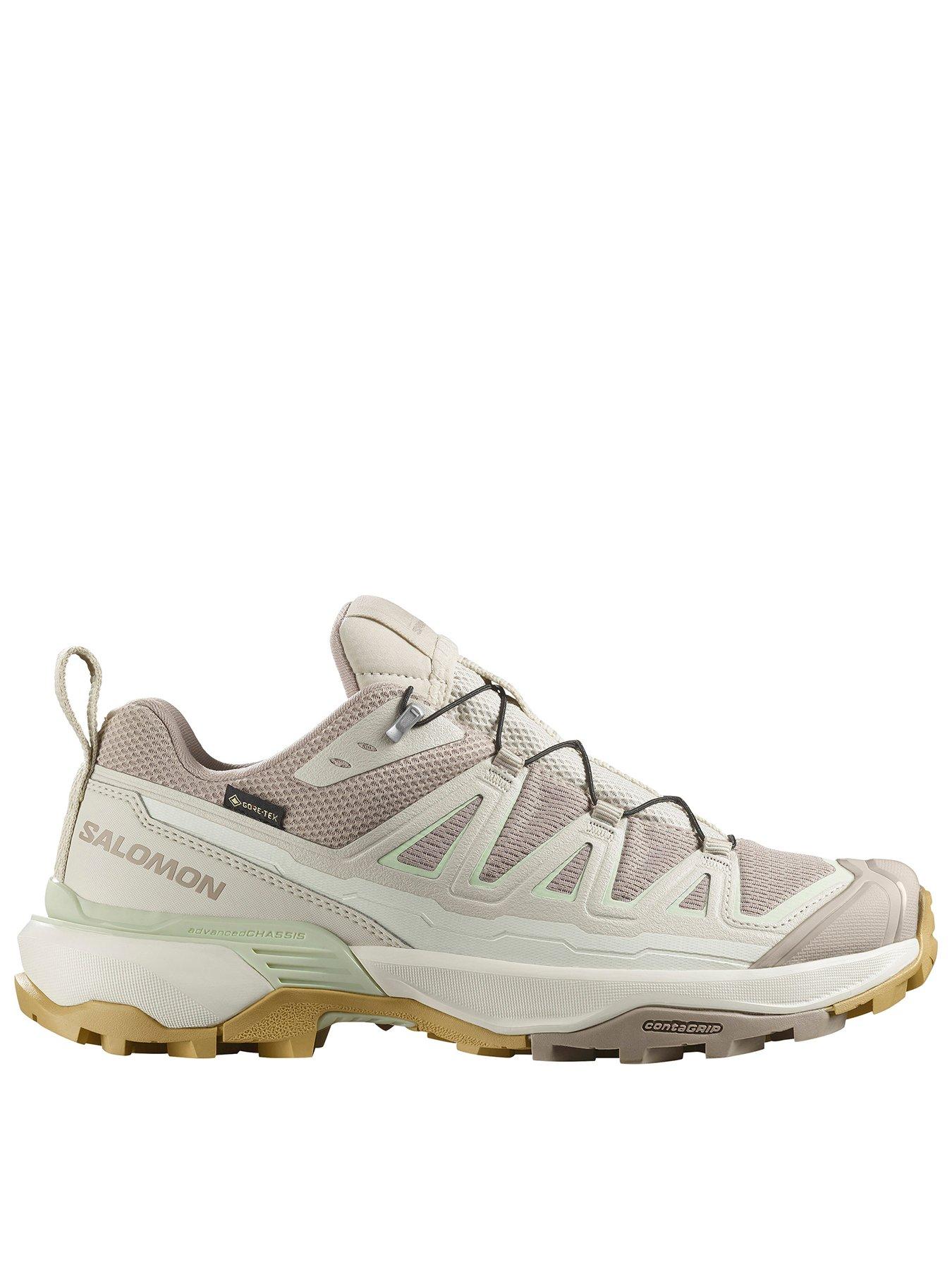 salomon-womens-outdoor-x-ultra-360-edge-goretex-trainers-beige