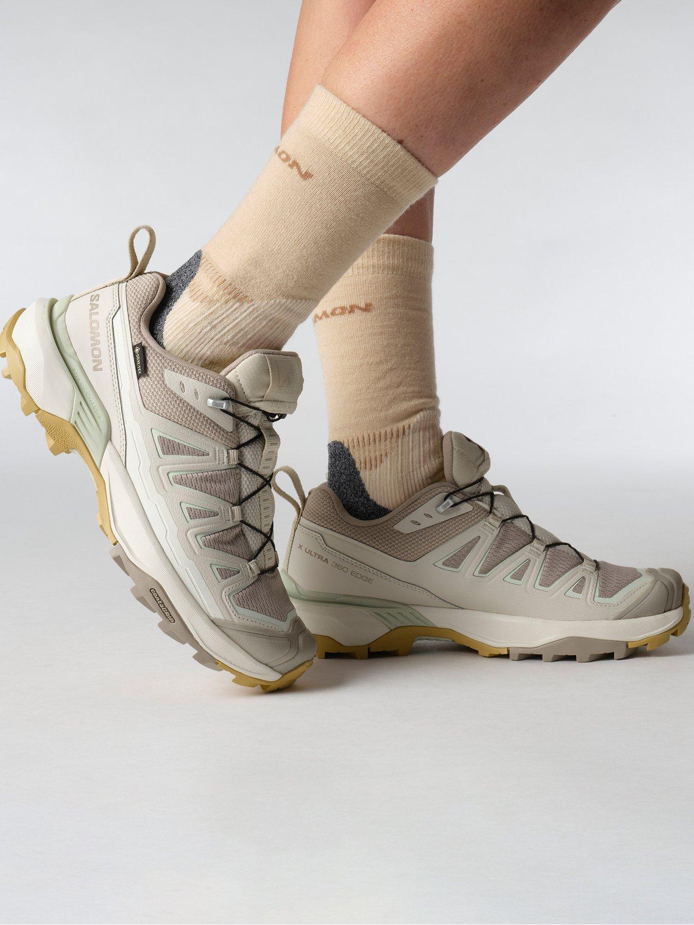 Image 6 of 6 of Salomon Women's Outdoor X Ultra 360 Edge Gore-Tex Trainers - Beige