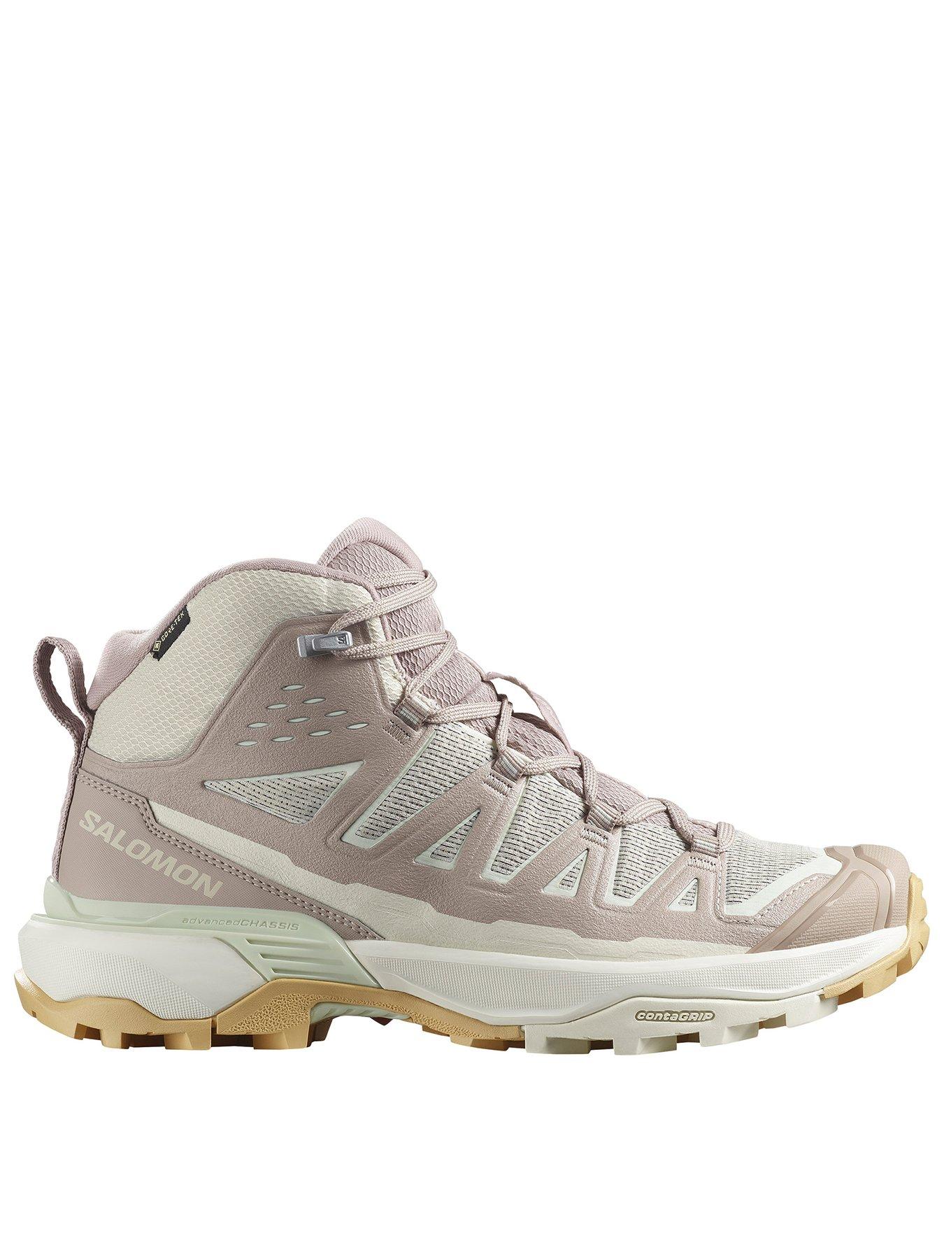 Image 1 of 7 of Salomon Womens Outdoor X Ultra 360 Edge Goretex Mid Boots - Beige