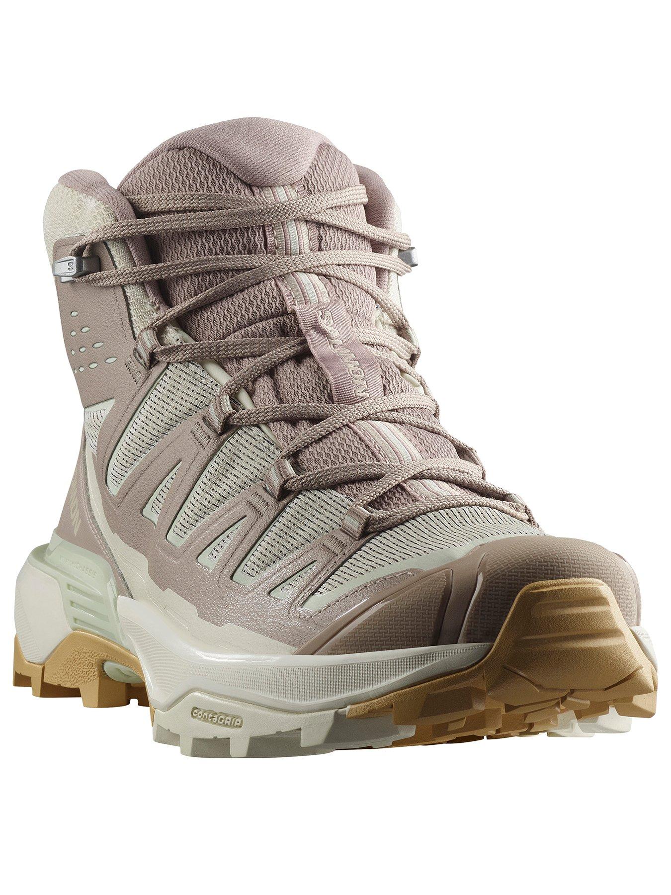 Image 2 of 7 of Salomon Womens Outdoor X Ultra 360 Edge Goretex Mid Boots - Beige