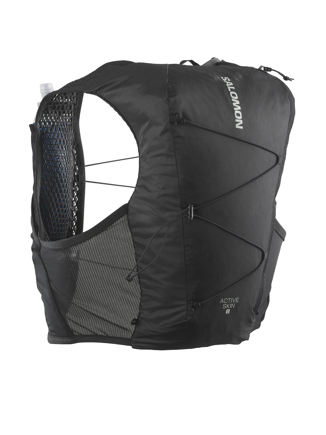 undefined Adults Unisex Running Active Skin 8 Hydration Vest Set - Black
