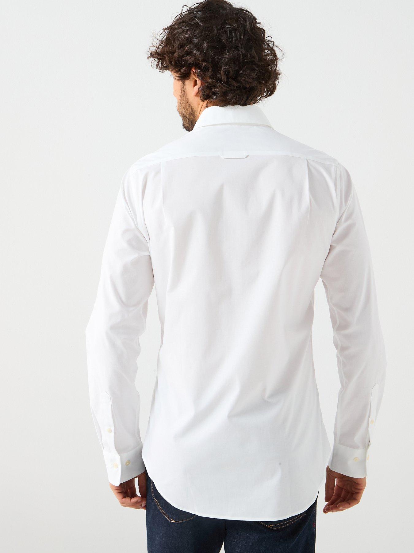 stillFront image of gant-slim-fit-poplin-long-sleeve-shirt-white