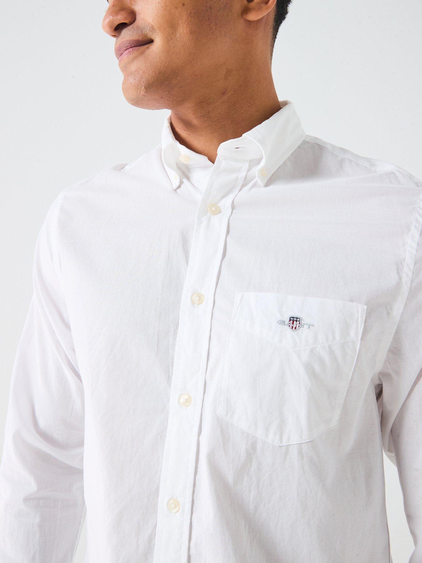  image of gant-pocket-poplin-long-sleeve-shirt-white