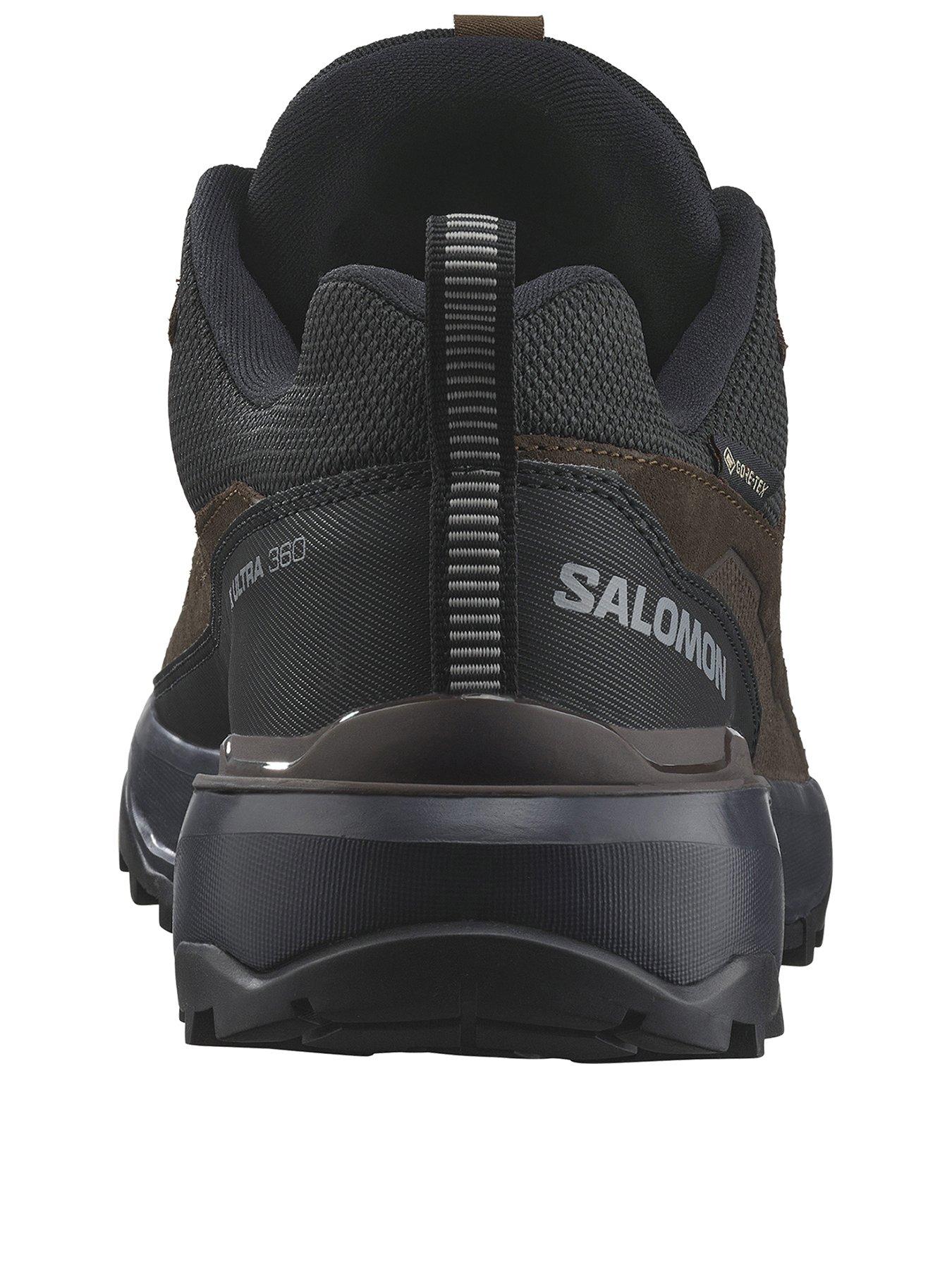  image of salomon-mens-hiking-x-ultra-360-leather-gore-tex-shoes-brown