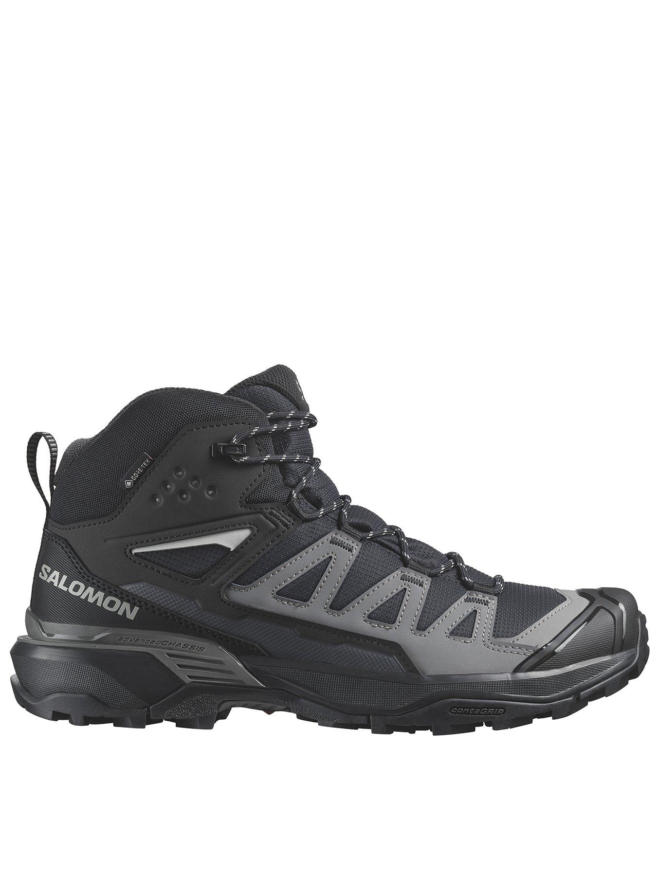 Image 1 of 7 of Salomon Men's Hiking X Ultra 360 Gore-Tex Mid Boots - Black
