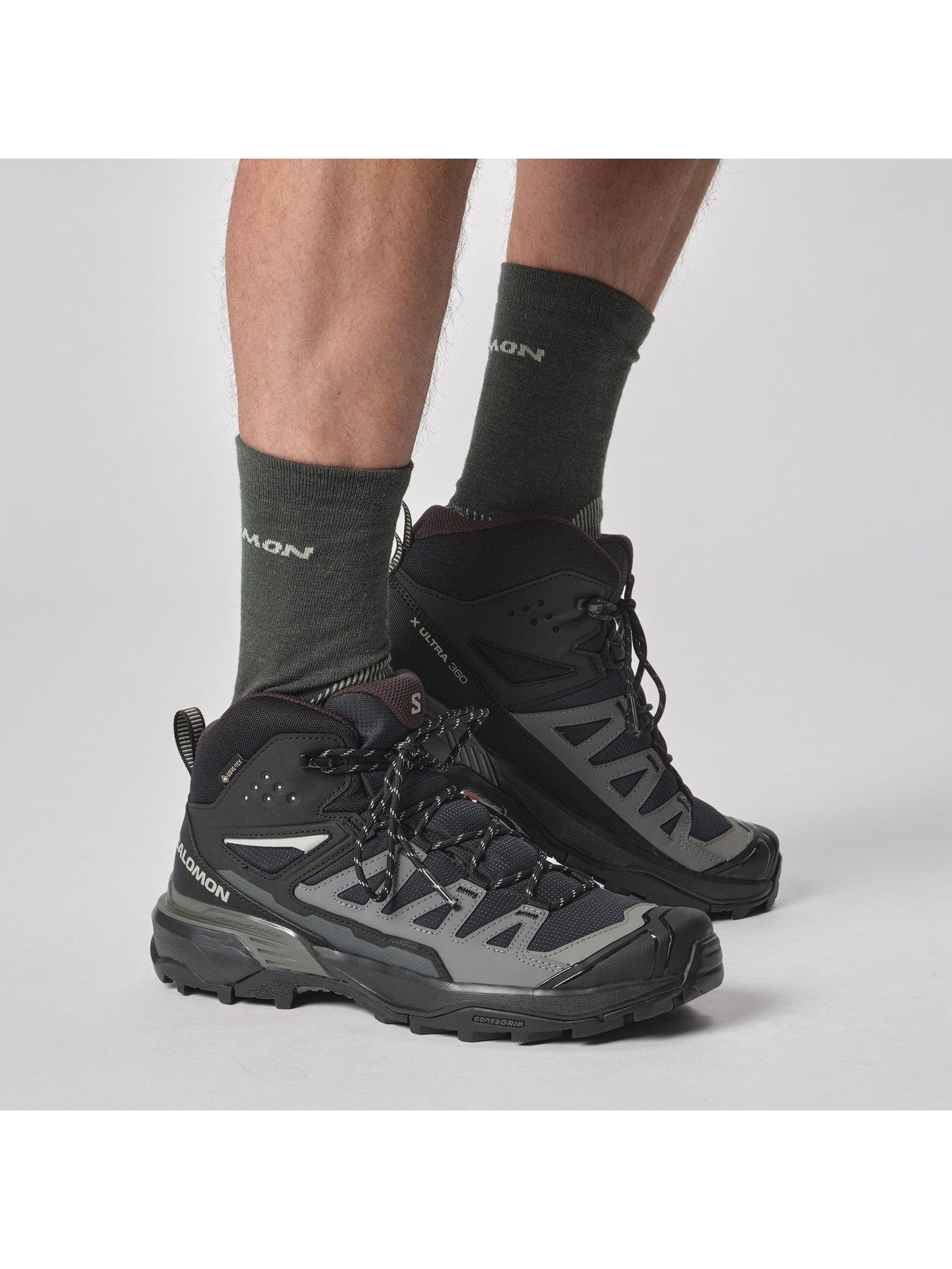 Image 6 of 7 of Salomon Men's Hiking X Ultra 360 Gore-Tex Mid Boots - Black