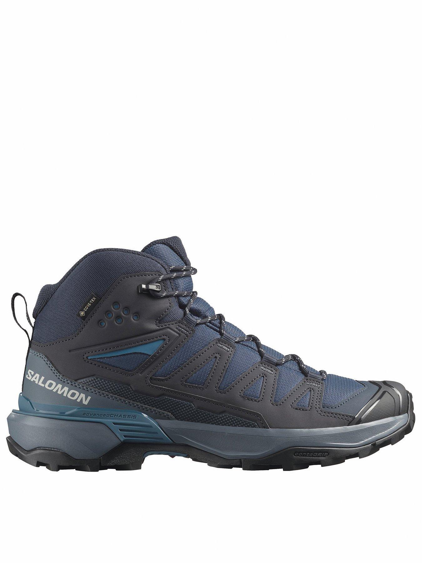 Salomon Mens Hiking X Ultra 360 Goretex Mid Boots - Blue
