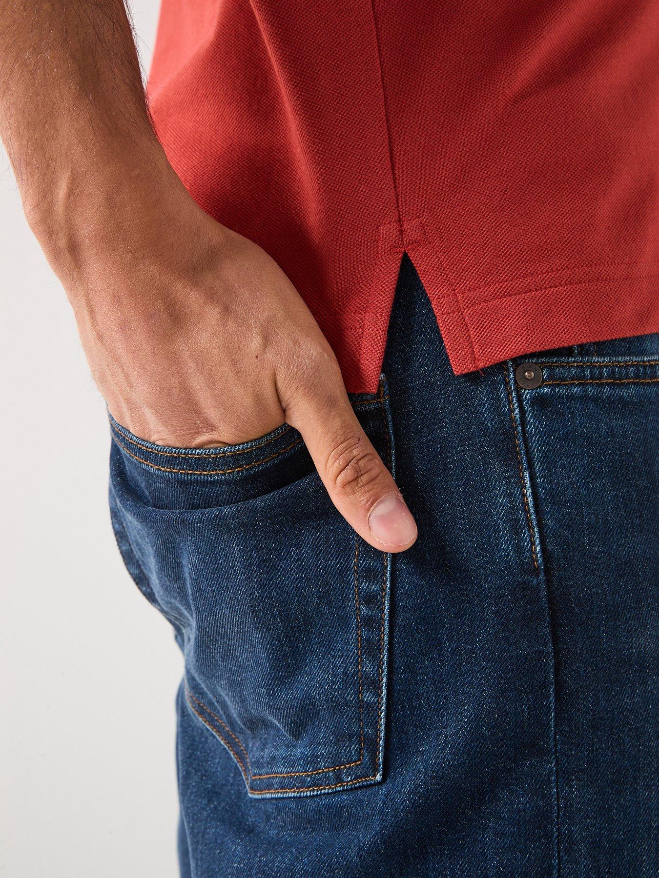 Image 6 of 6 of GANT Regular Fit Shield Pique Polo Shirt - Orange