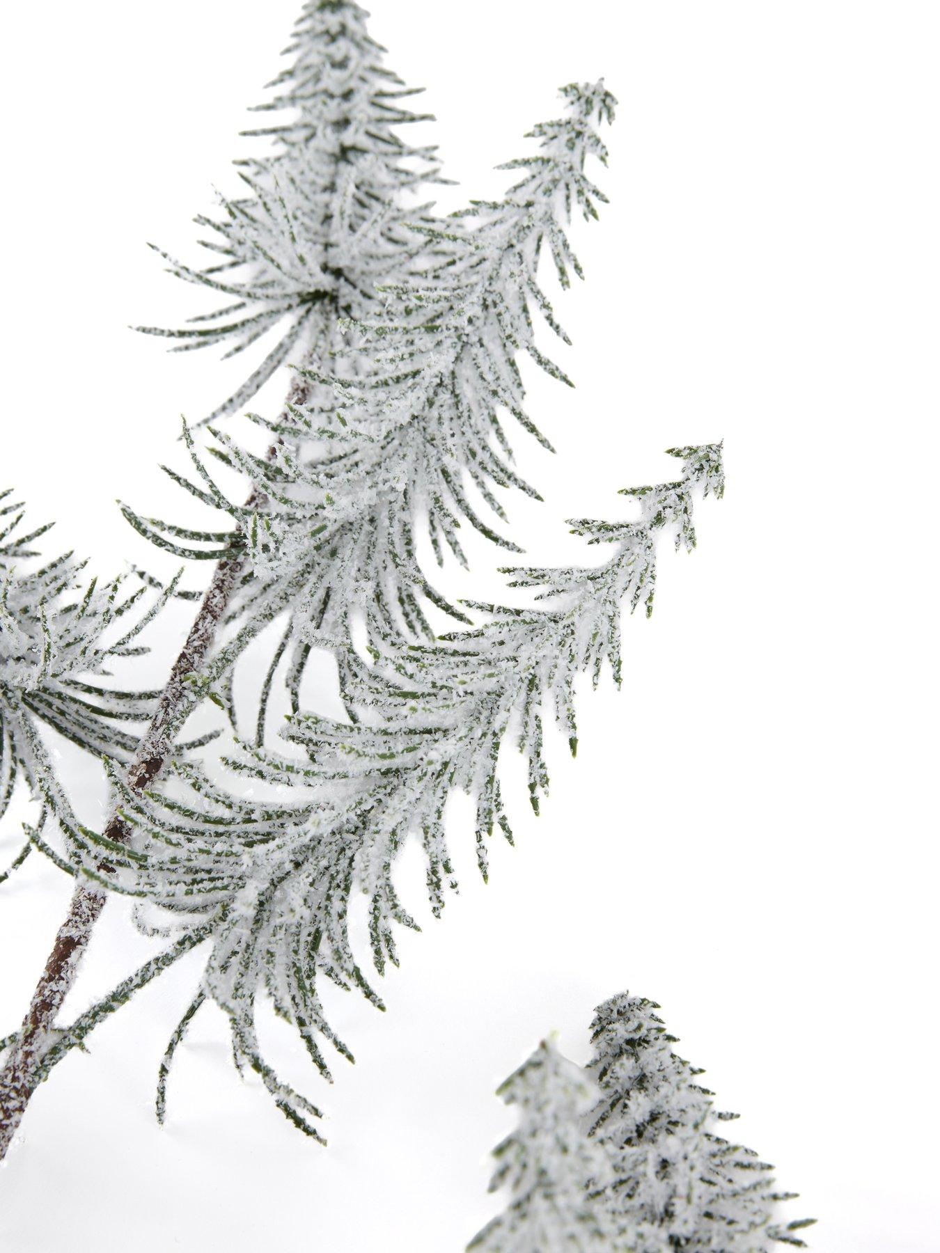 Image 6 of 7 of Festive Set of 5 x 66cm Silver 5 Headed Tree Stems