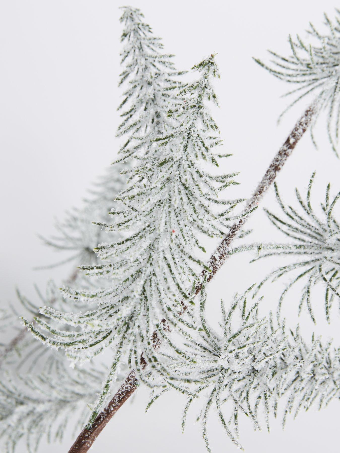Image 7 of 7 of Festive Set of 5 x 66cm Silver 5 Headed Tree Stems
