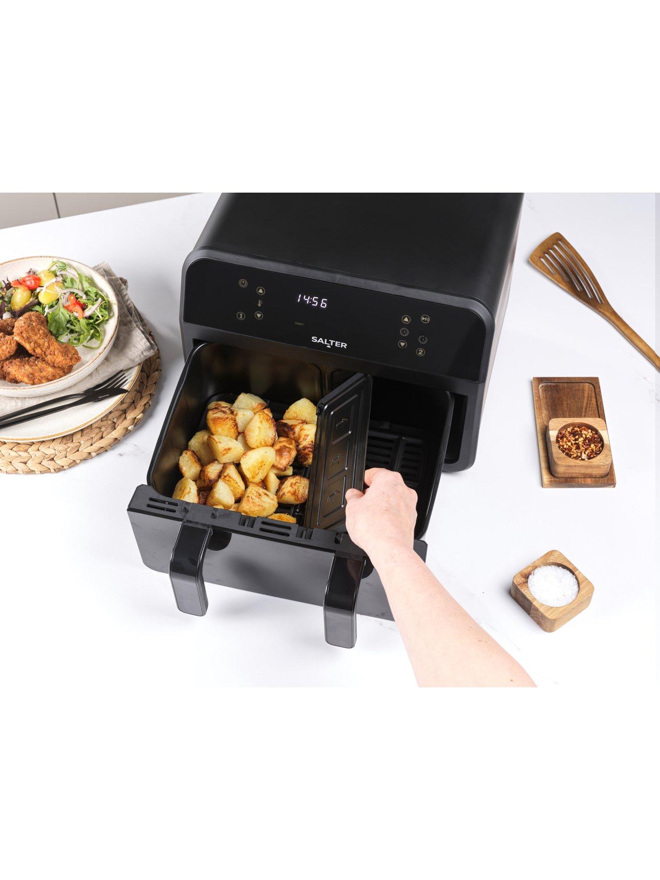 Image 7 of 7 of Salter 7L Dual Air Fryer With Divider