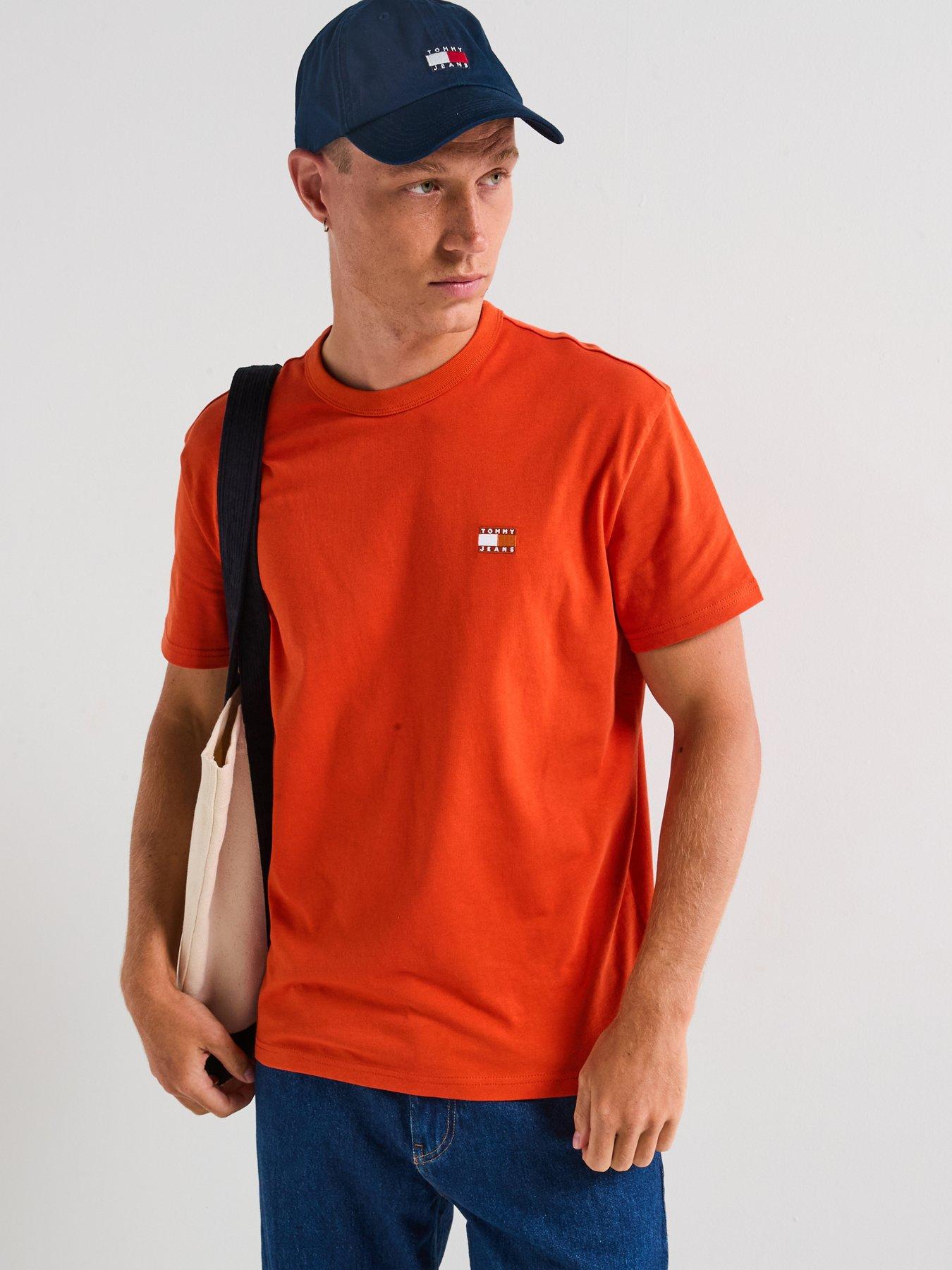 undefined Logo Badge T-Shirt - Orange