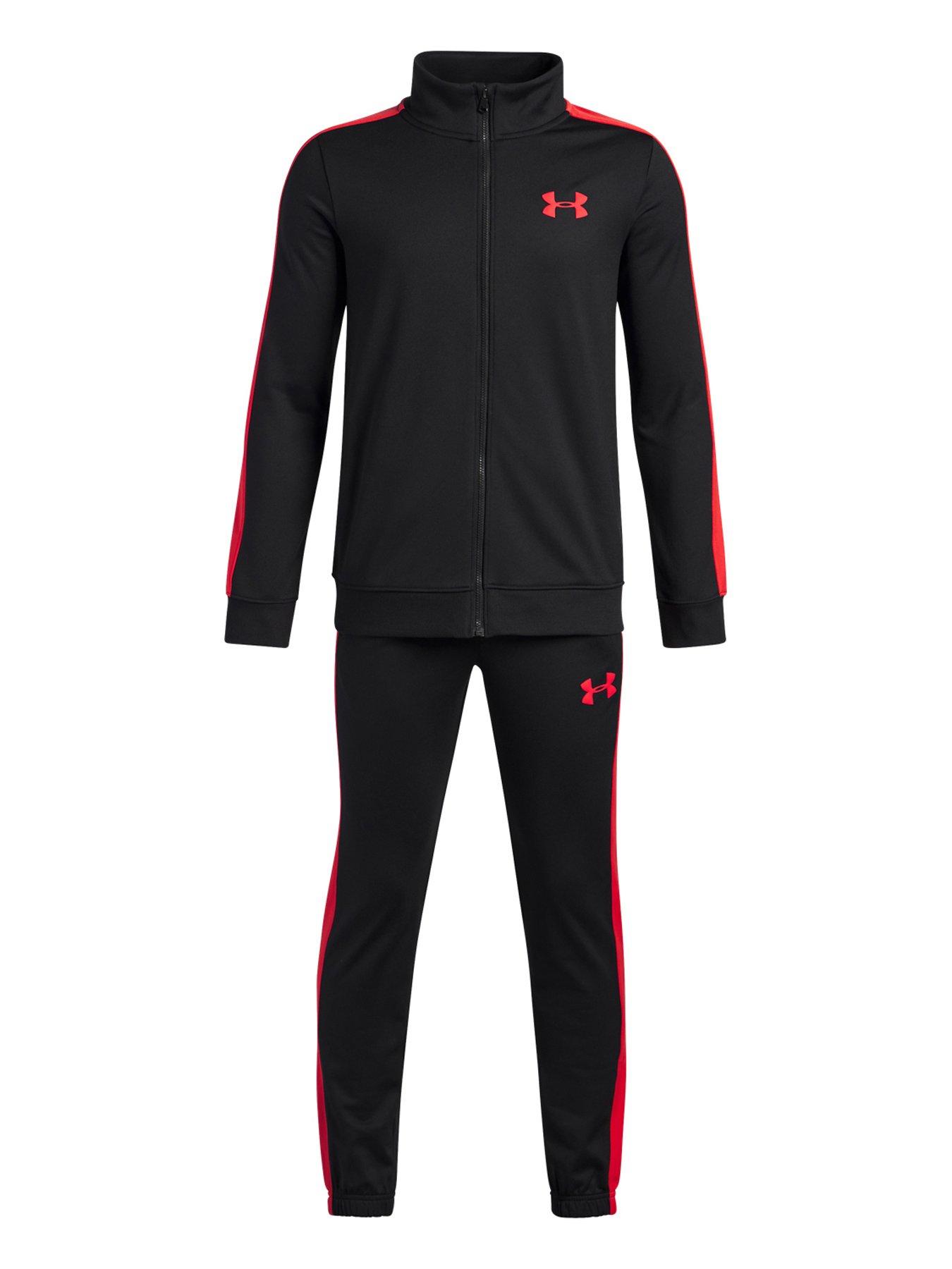 Image 6 of 6 of UNDER ARMOUR Junior Boys Training Rival Knit Tracksuit - Black