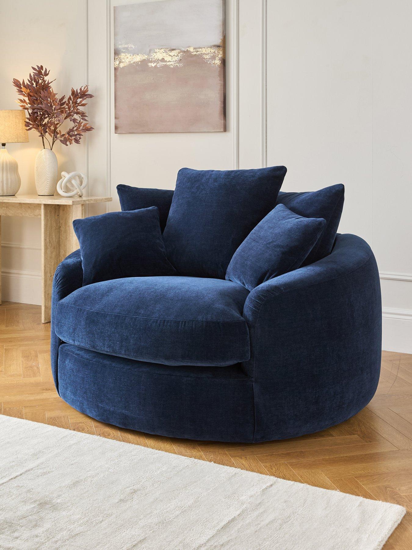 Image 1 of 6 of Very Home Lovise Fabric Snuggle Chair&nbsp;- Made to Order in the UK