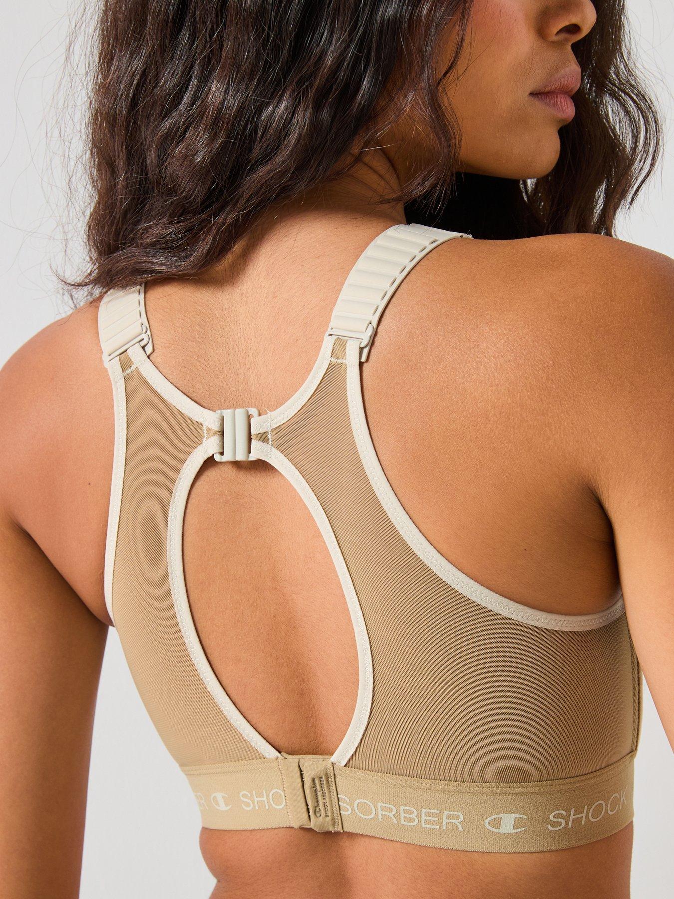  image of shock-absorber-womens-ultimate-run-bra-padded-green