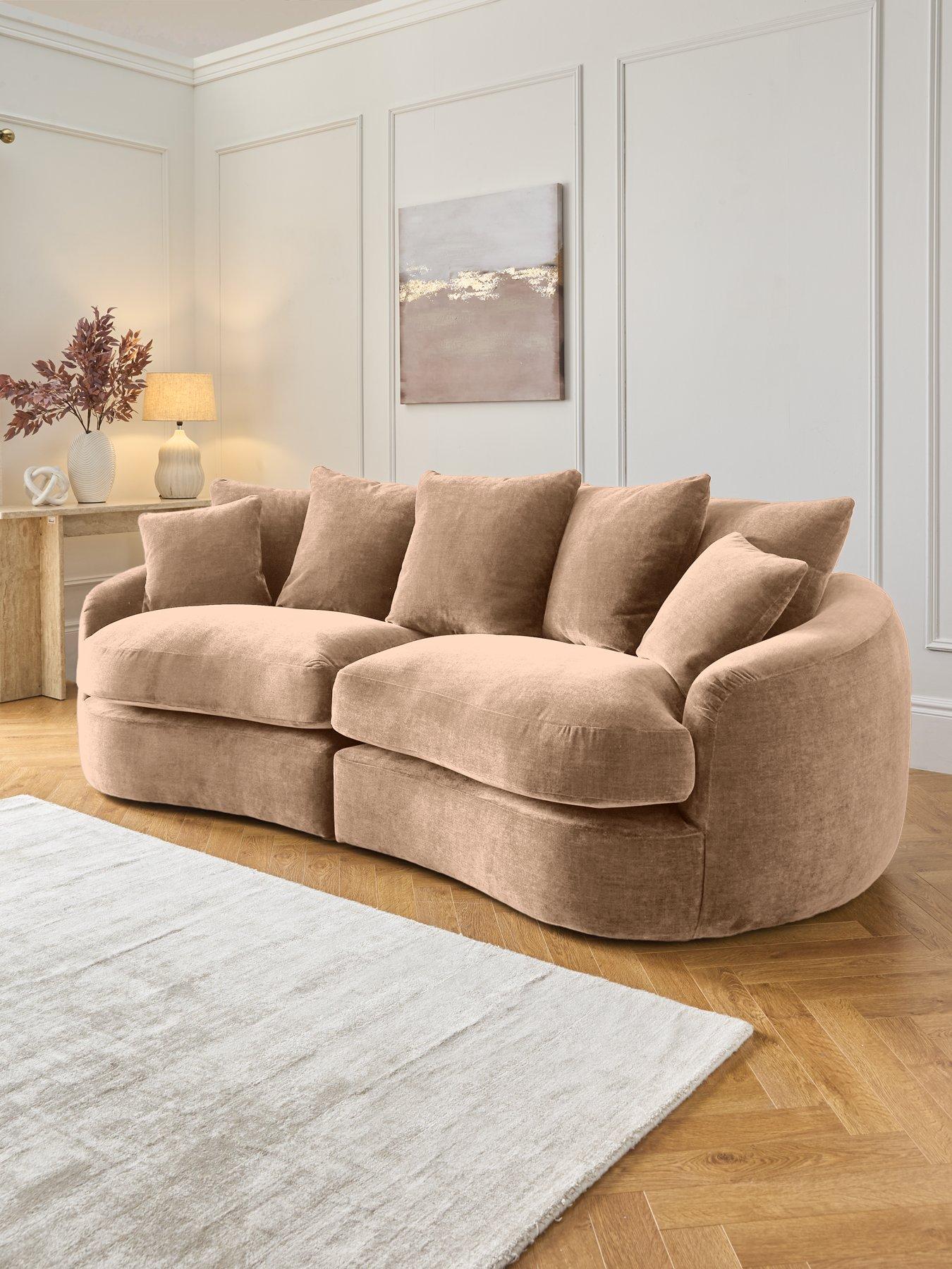 The Very Collection Lovise Scatter 4 Seater Fabric Sofa - Made to Order in the UK - FSC® Certified