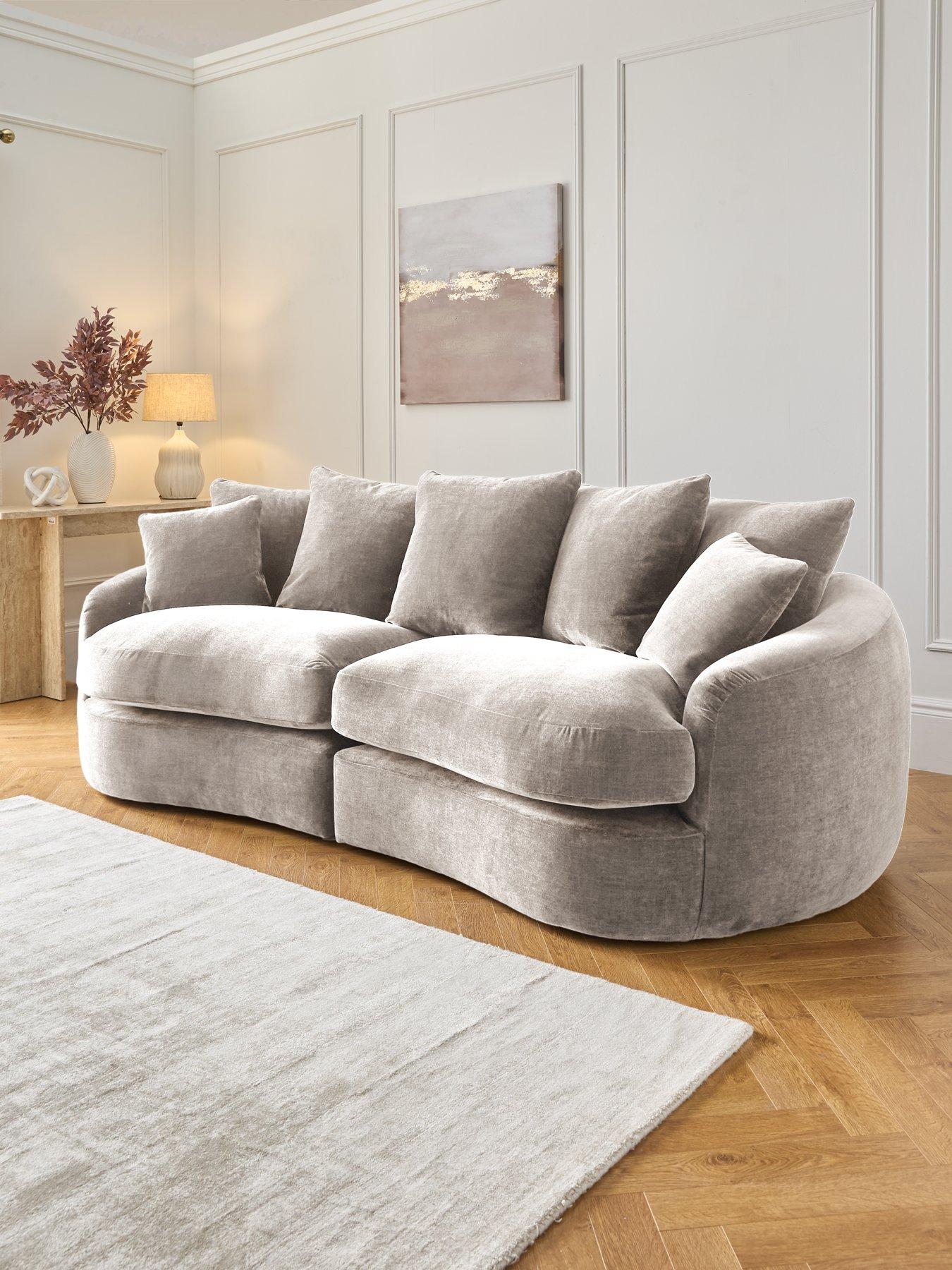 Very Home Lovise Scatter 4 Seater Fabric Sofa - Made to Order in the UK