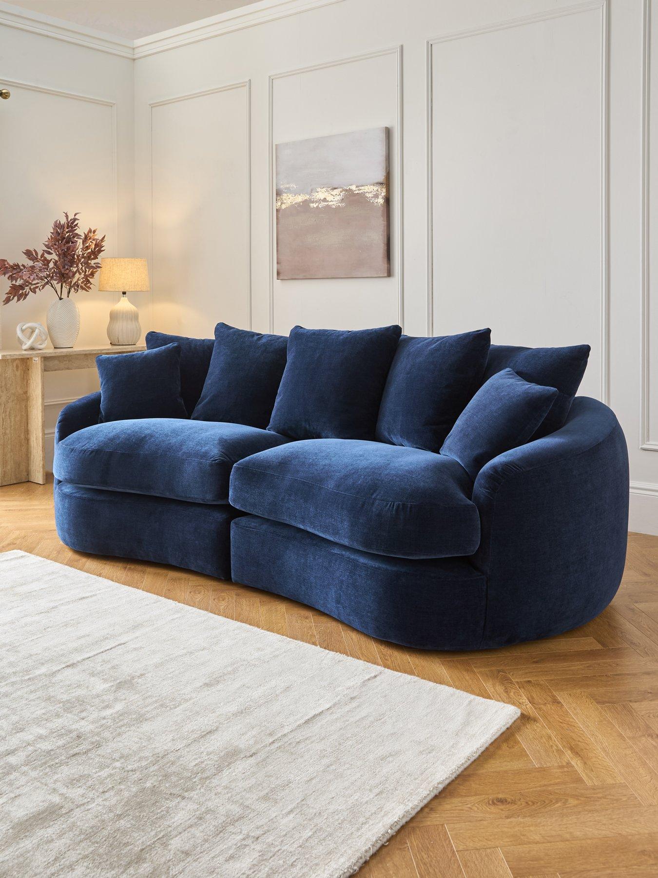 Very Home Lovise Scatter 4 Seater Fabric Sofa - Made to Order in the UK