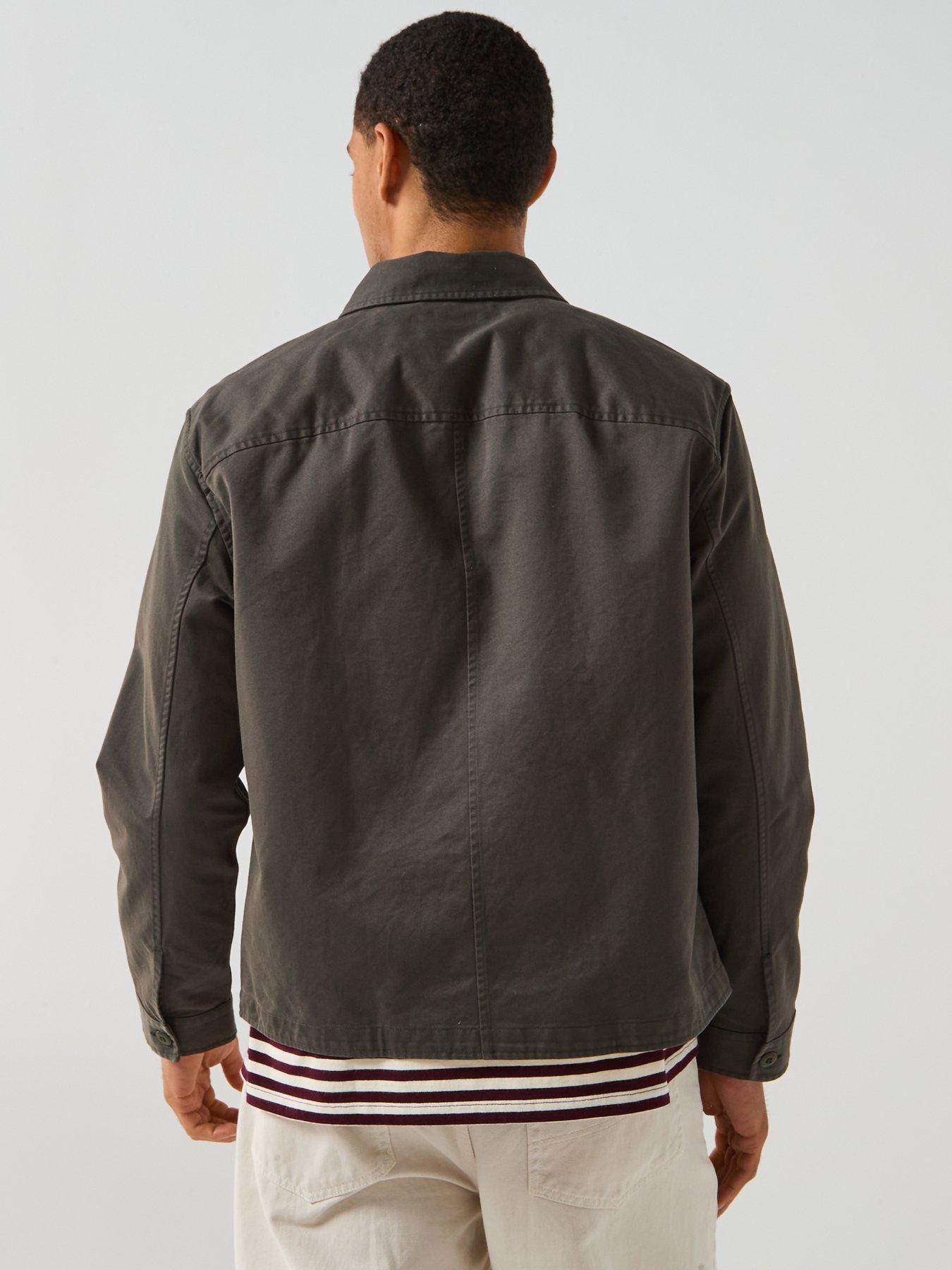 stillFront image of calvin-klein-jeans-long-sleeve-cotton-overshirt-khaki