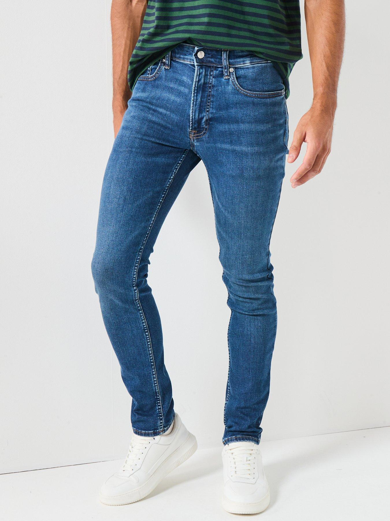 Image 1 of 5 of Calvin Klein Jeans Skinny Fit Jeans - Mid Wash