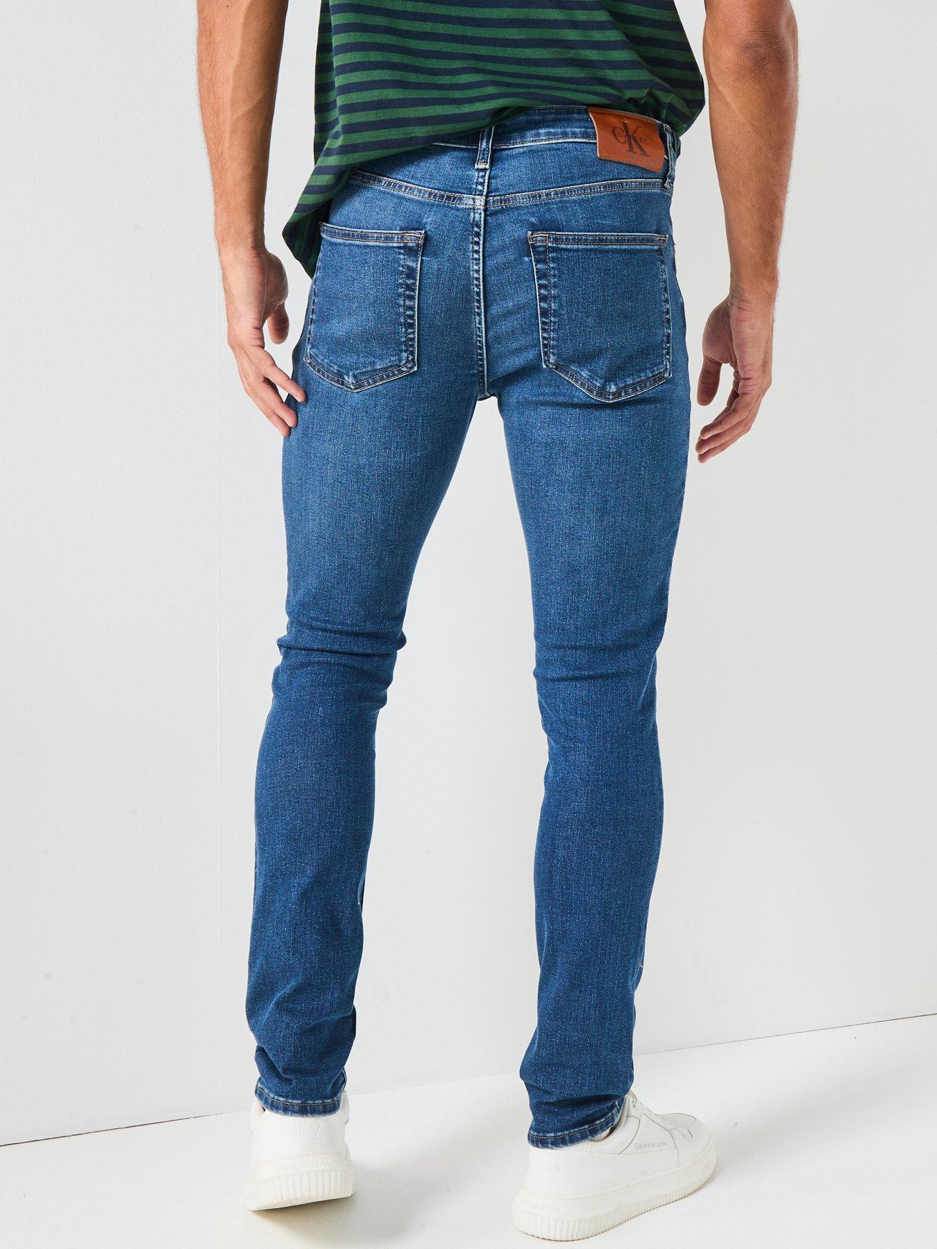 Image 2 of 5 of Calvin Klein Jeans Skinny Fit Jeans - Mid Wash