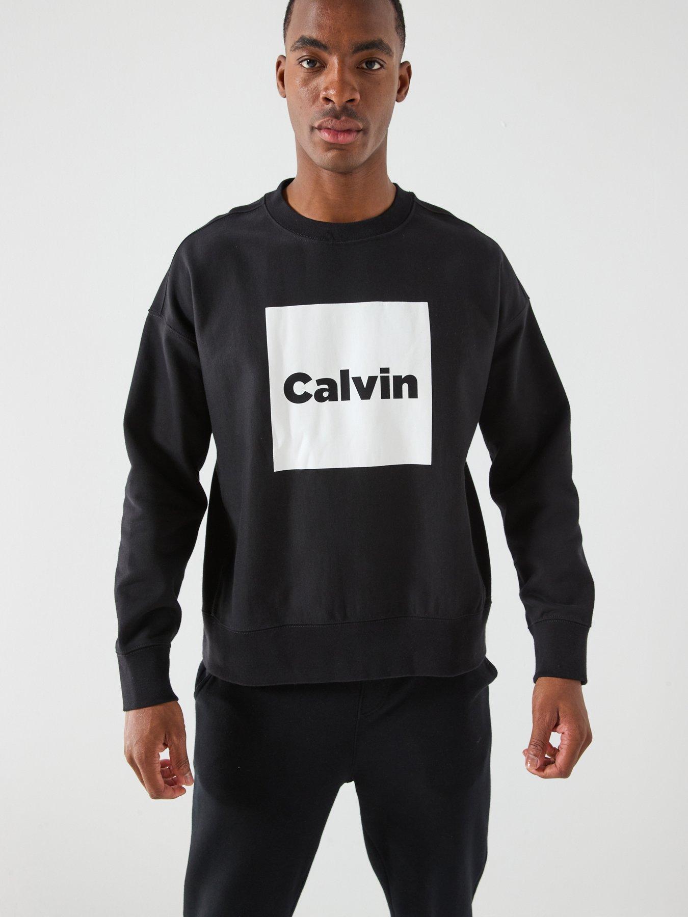 Calvin Klein Jeans Calvin Klein Jeans Box Graphic Crew Sweat - Black