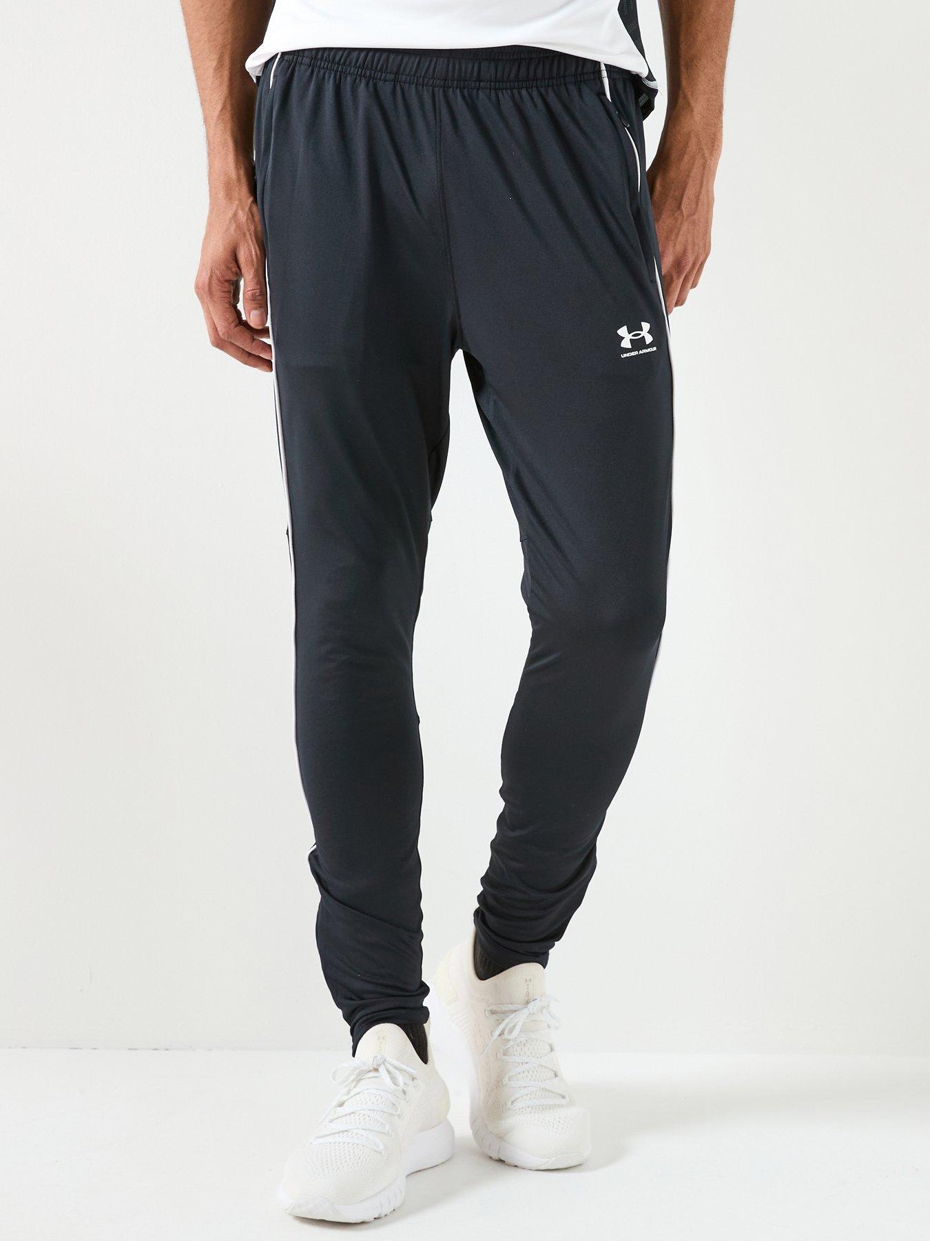 UNDER ARMOUR Mens Challenger Training Pants - Black/White