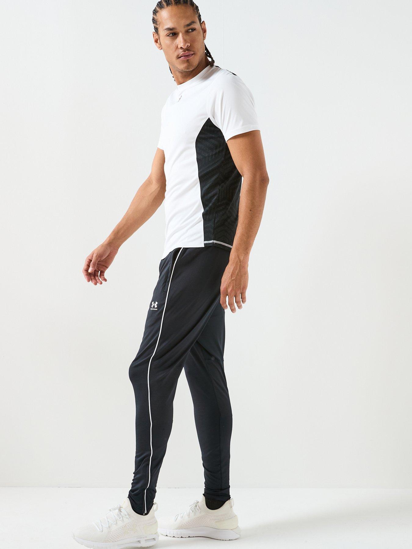  image of under-armour-mens-challenger-training-pants-blackwhite