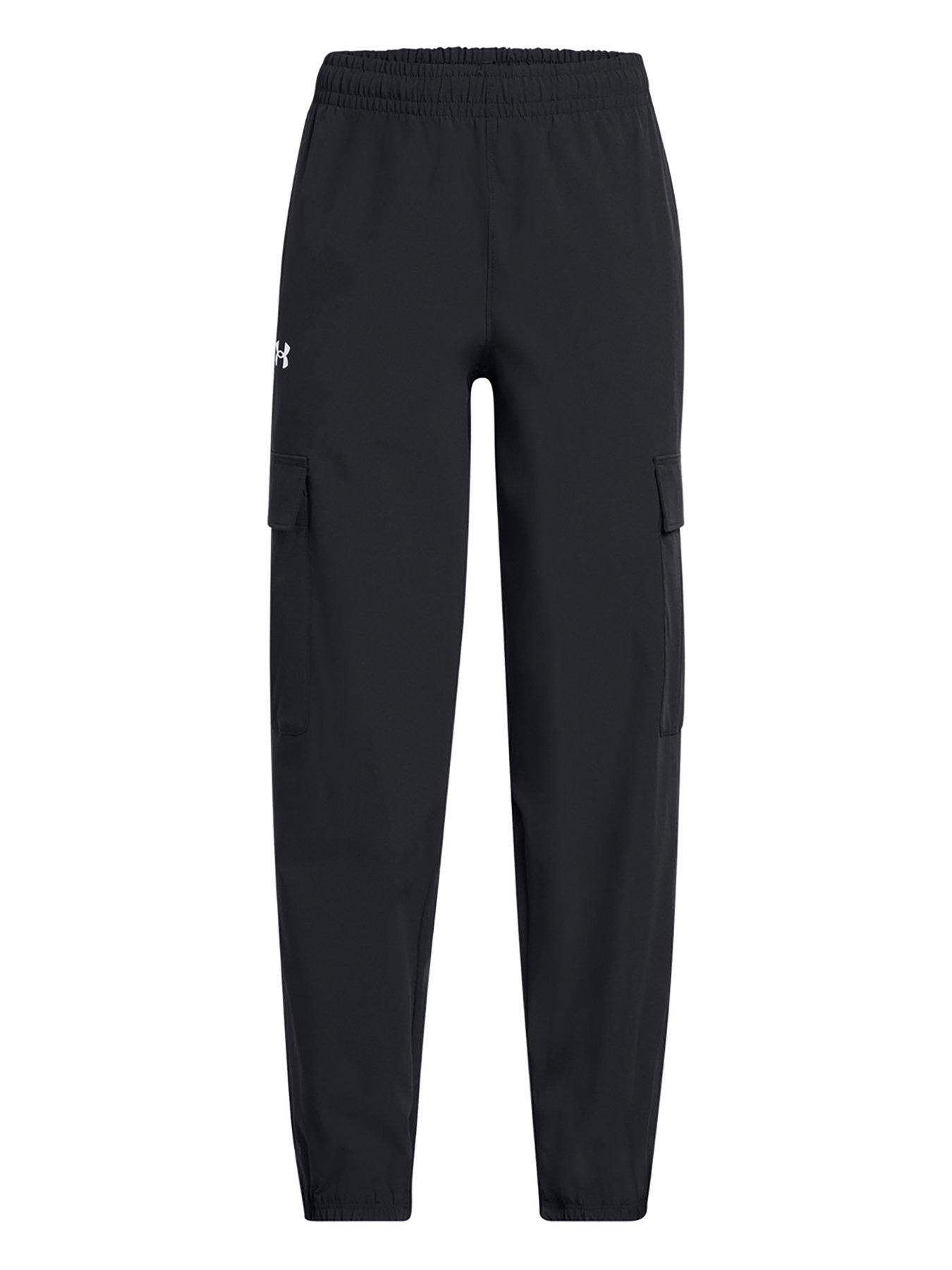 undefined Junior Girls Training Rival Woven Cargo Pants - Black