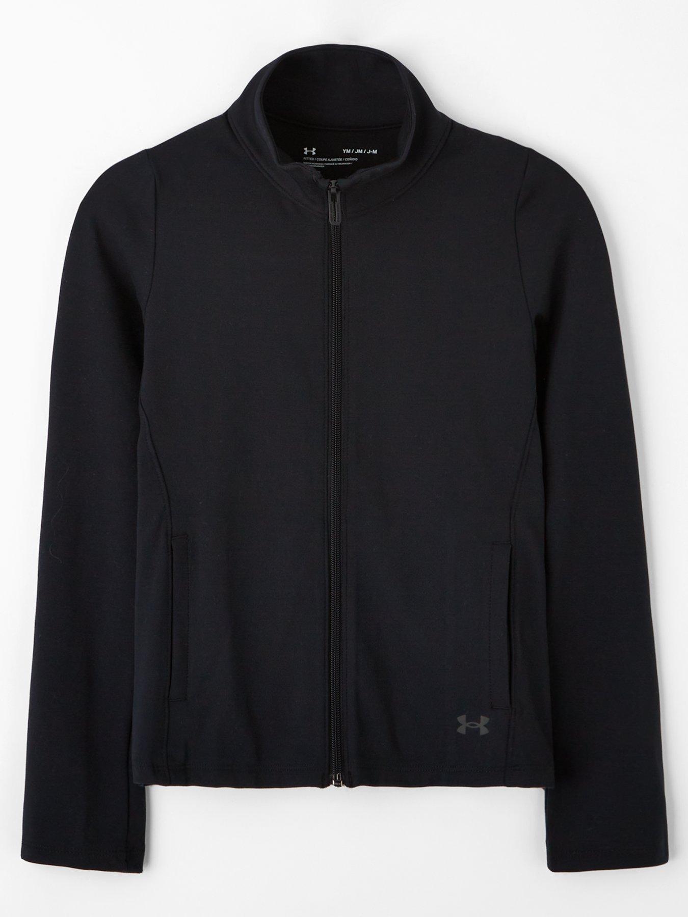 UNDER ARMOUR Junior Girls Training Motion Jacket - Black/grey