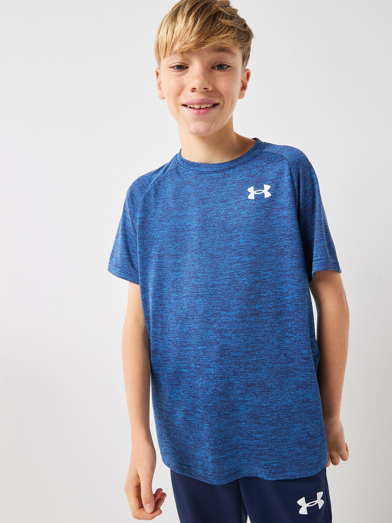 UNDER ARMOUR Junior Boys Training Tech 20 T-Shirt - Blue