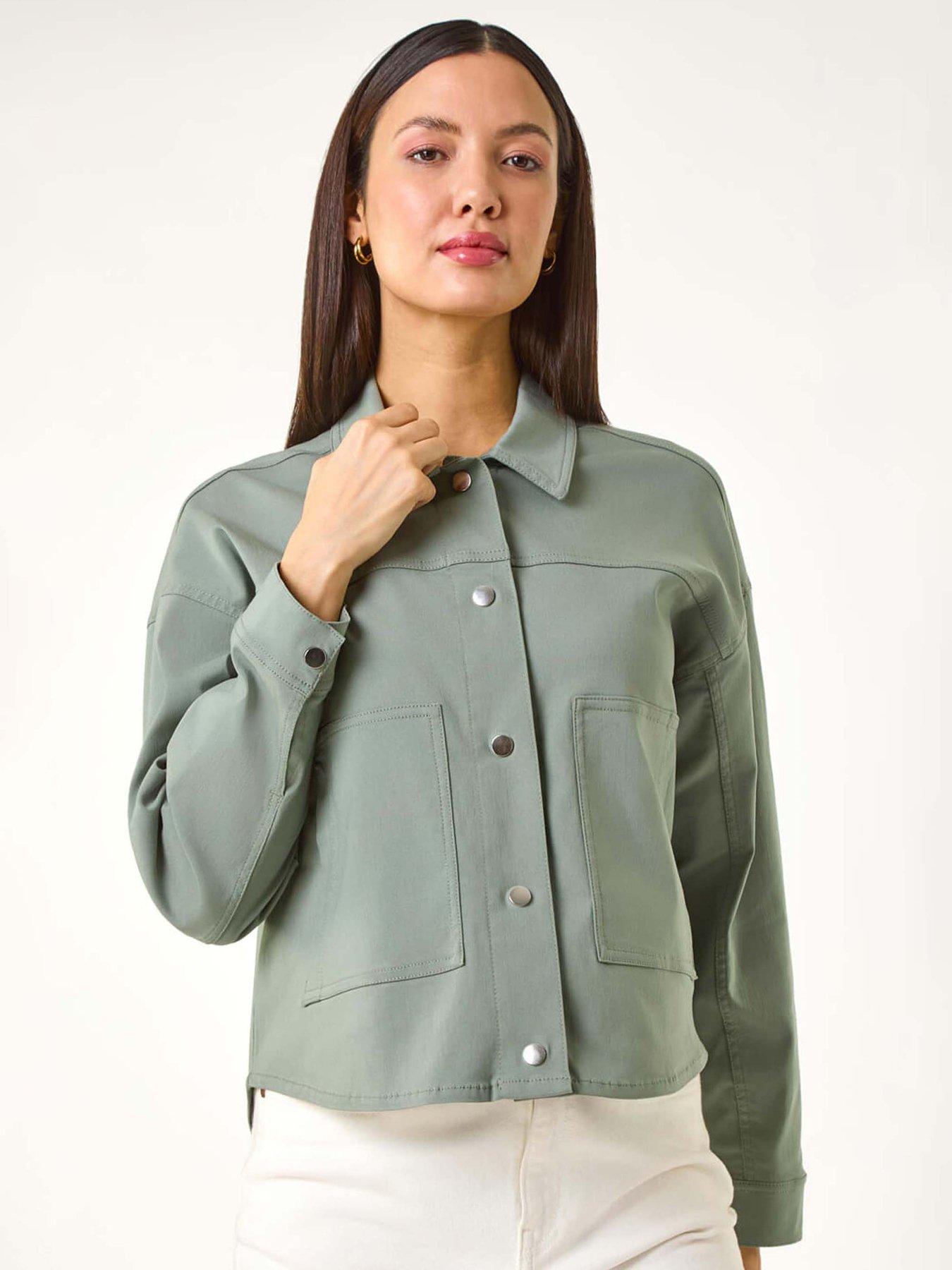 undefined Patch Pocket Jacket - Green