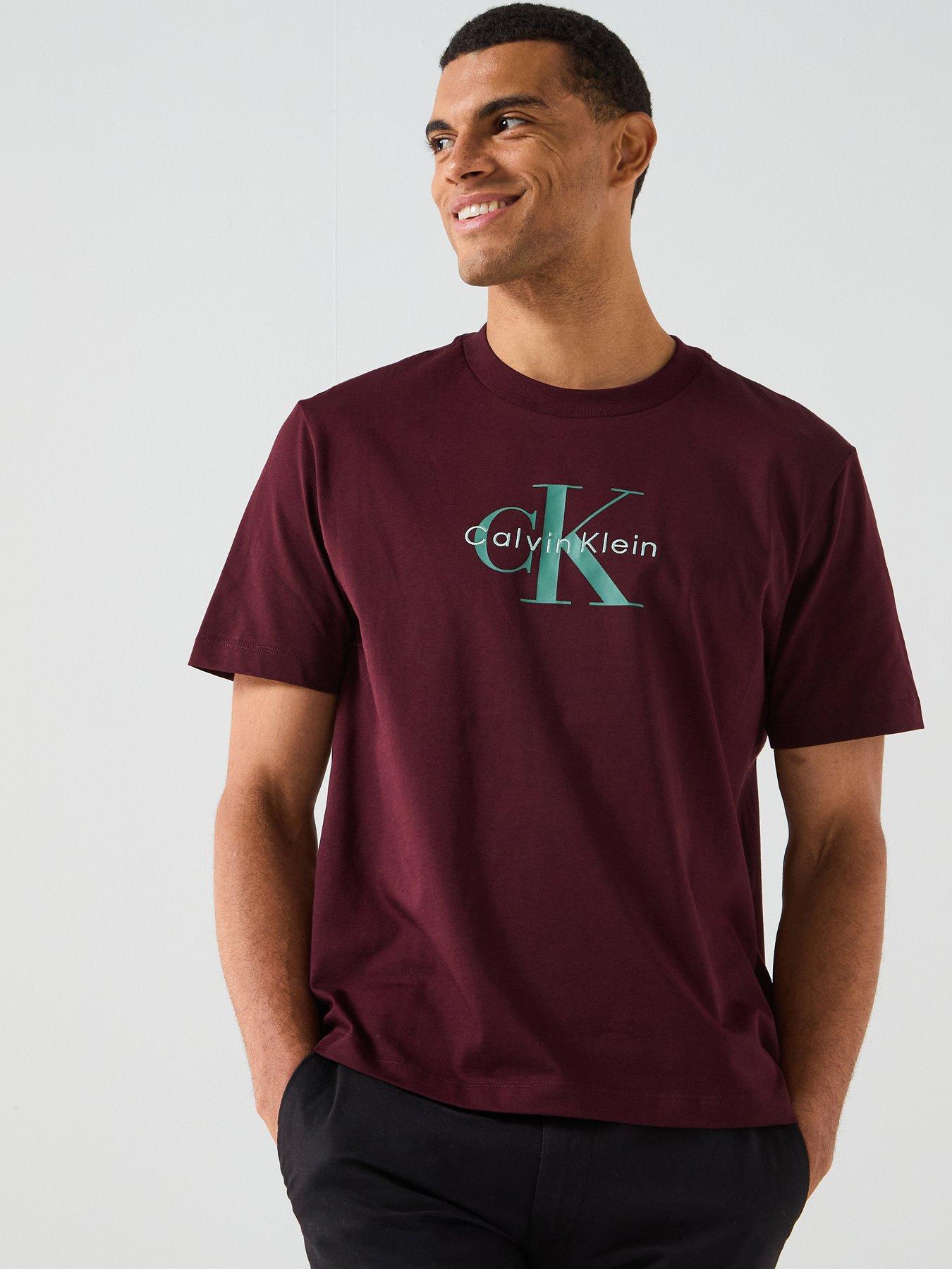 Calvin Klein Jeans Hero Embroidered Monologo T-Shirt - Brown