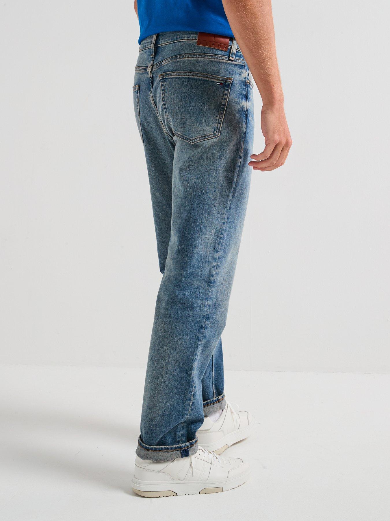 Image 2 of 6 of Tommy Jeans Ryan Slim Straight Jeans - Dark Blue