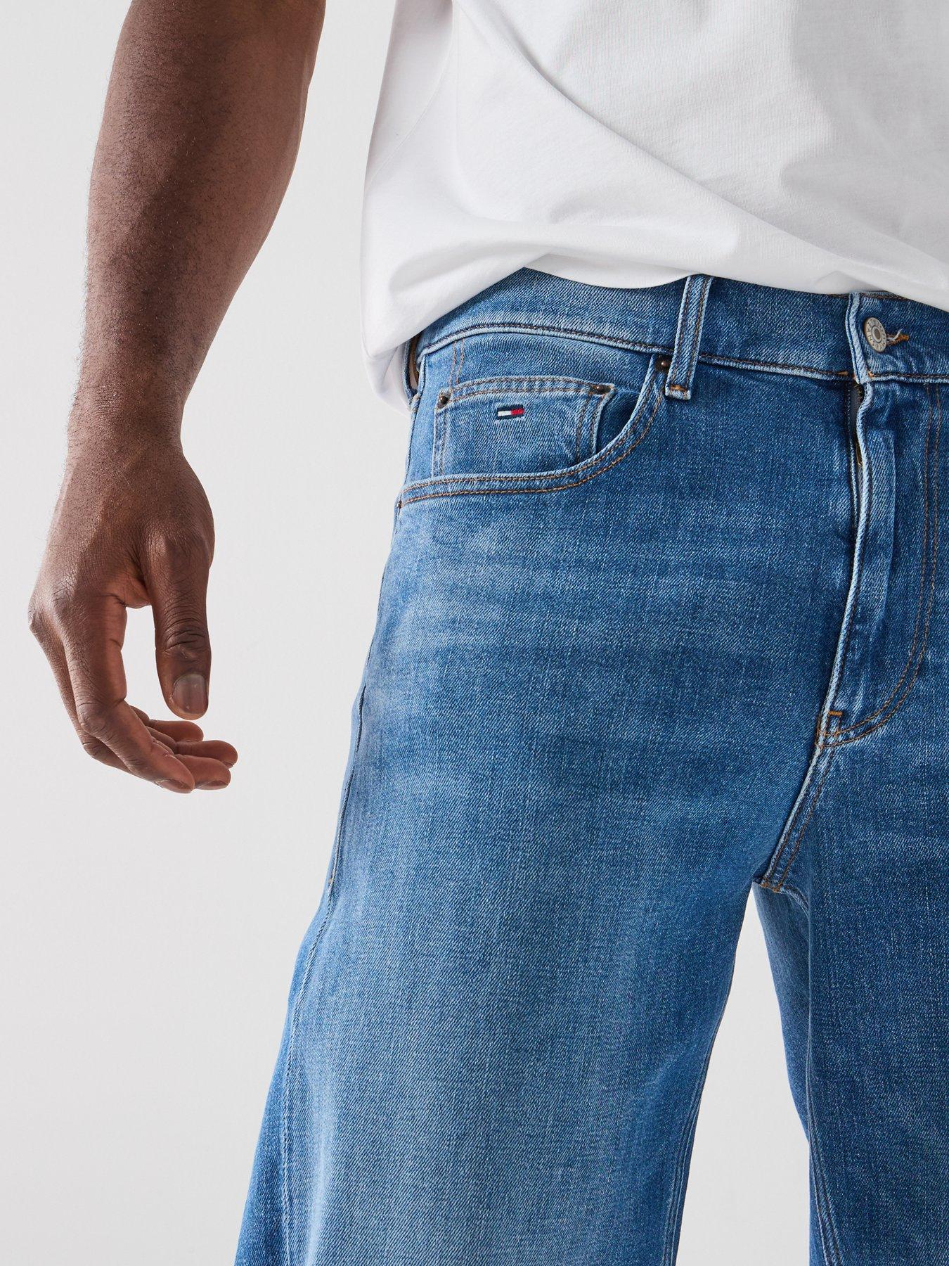 Image 6 of 6 of Tommy Jeans Jaimie Relaxed Straight Fit Jeans - Blue