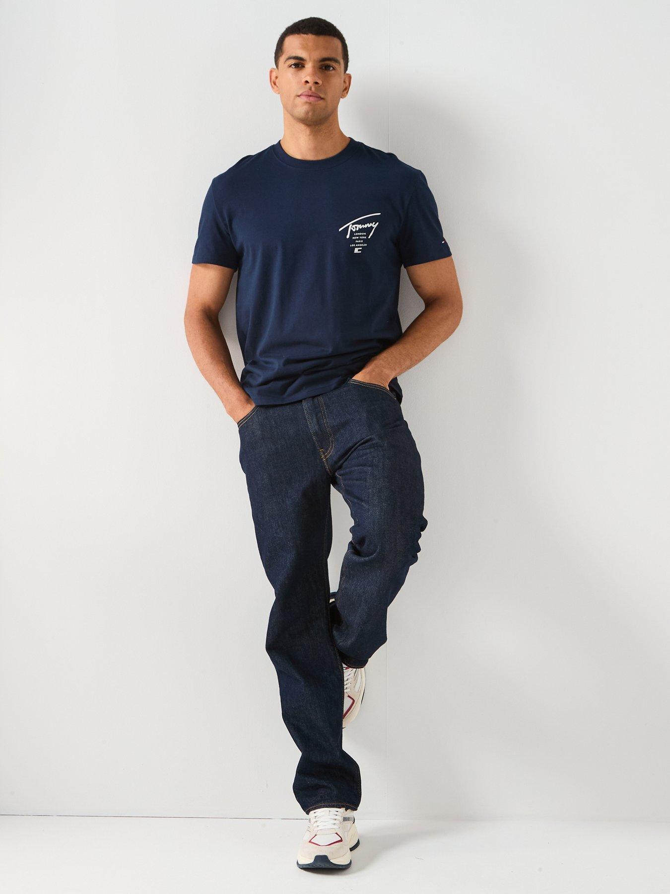  image of tommy-jeans-regular-sign-city-back-print-t-shirt-navy