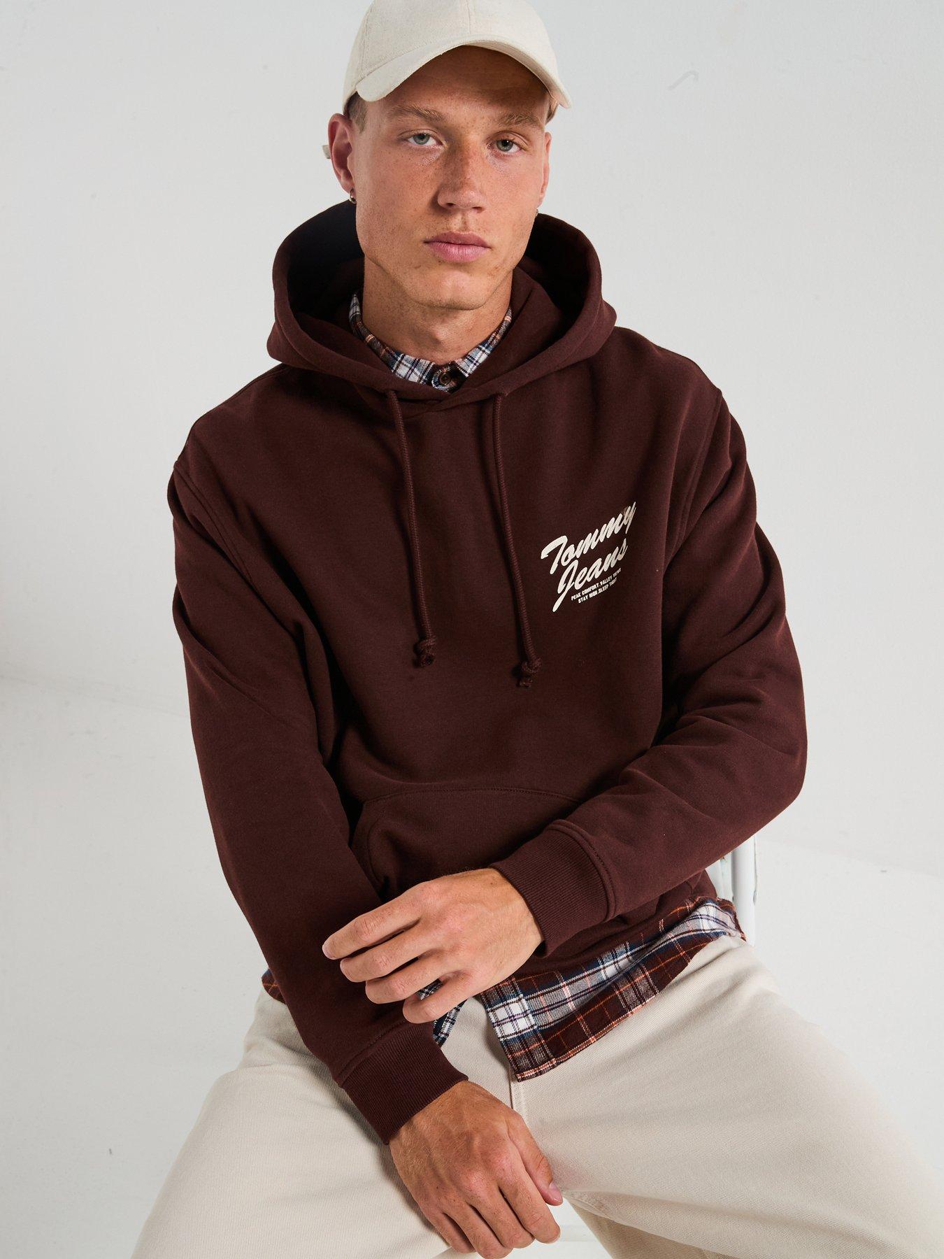  image of tommy-jeans-relaxed-novelty-graphic-hoodie-brown