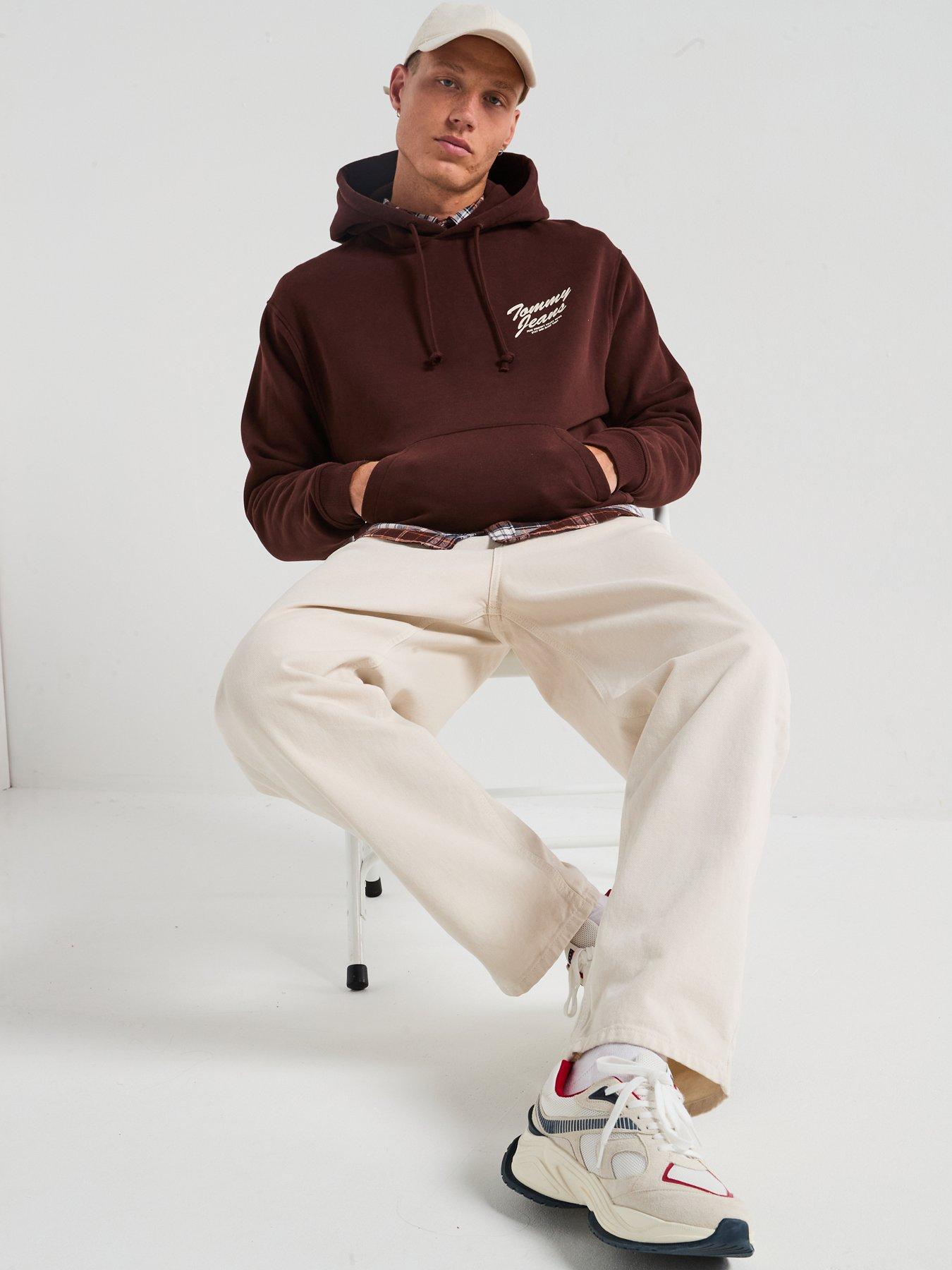  image of tommy-jeans-relaxed-novelty-graphic-hoodie-brown