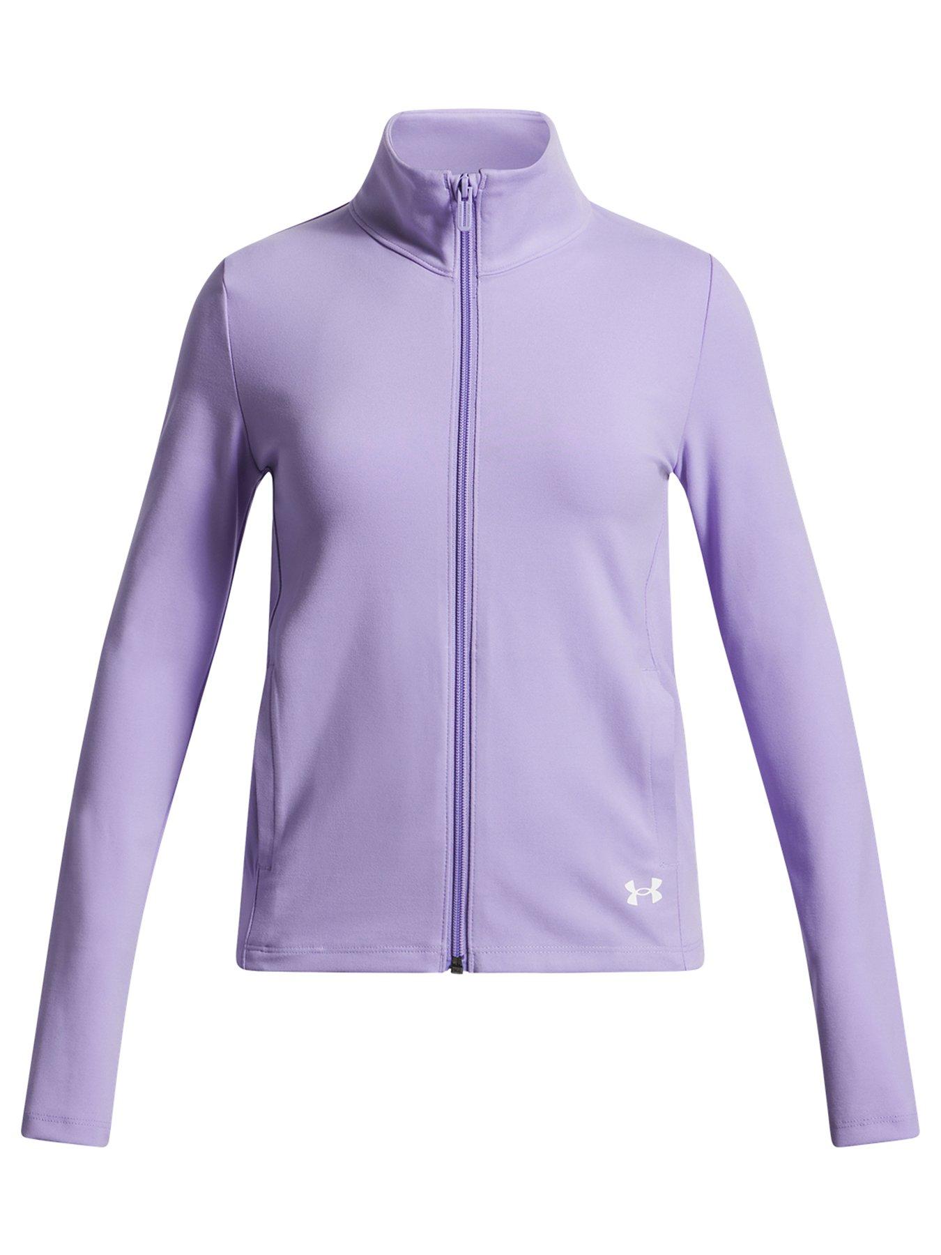  image of under-armour-junior-girls-training-motion-jacket-purple